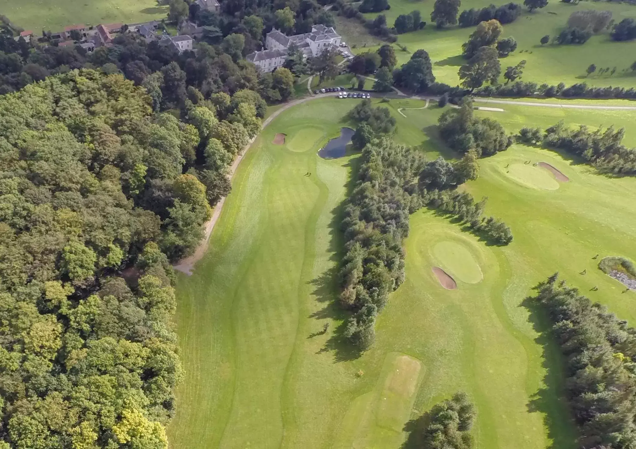 Day, Bird's-eye View in Owston Hall Hotel