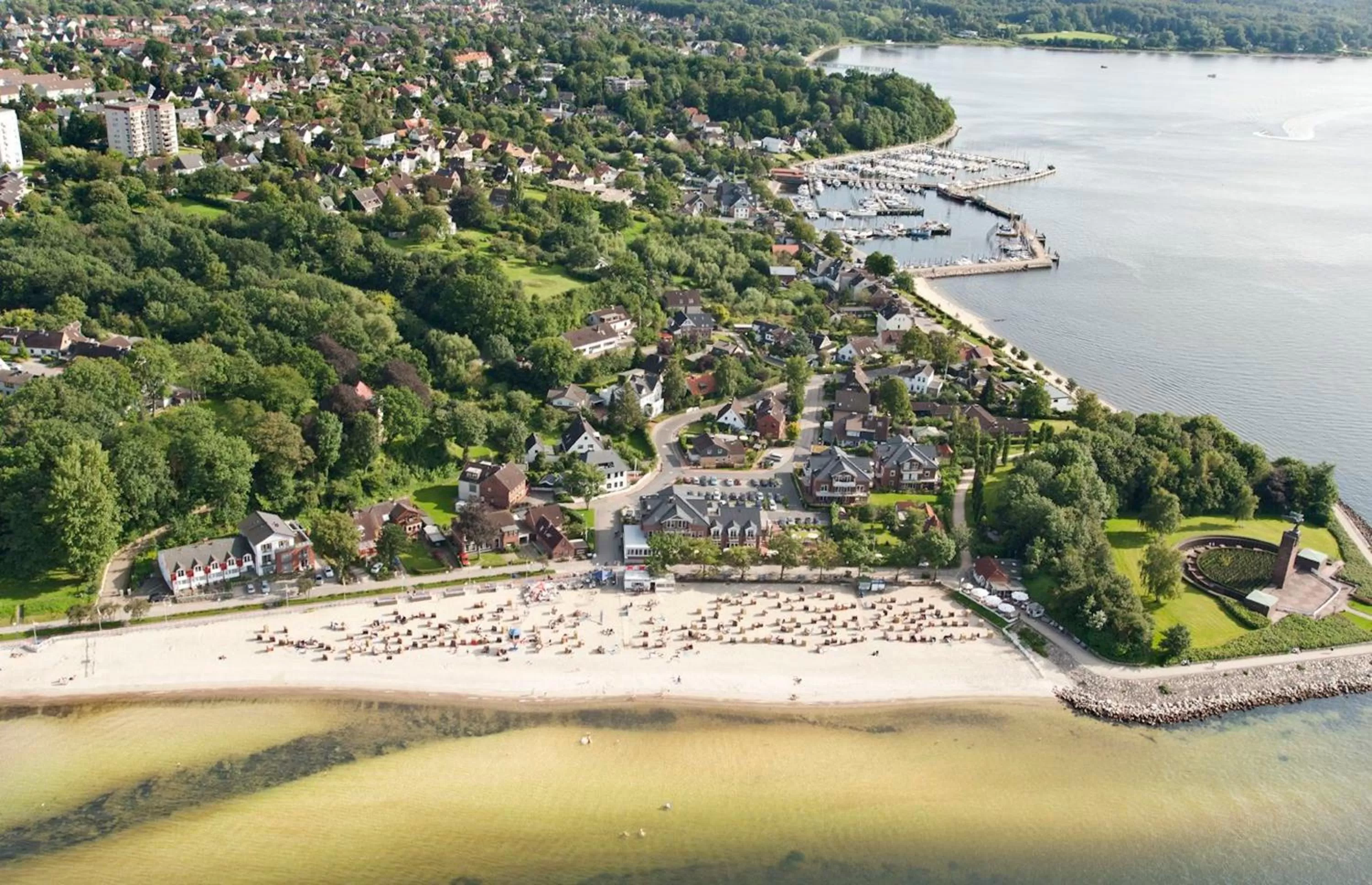 Bird's eye view in StrandHotel Seeblick, Ostseebad Heikendorf