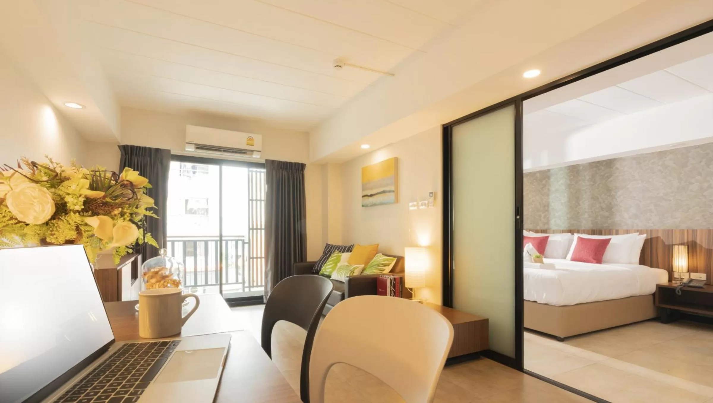 Bed in The Home Hotel SHA