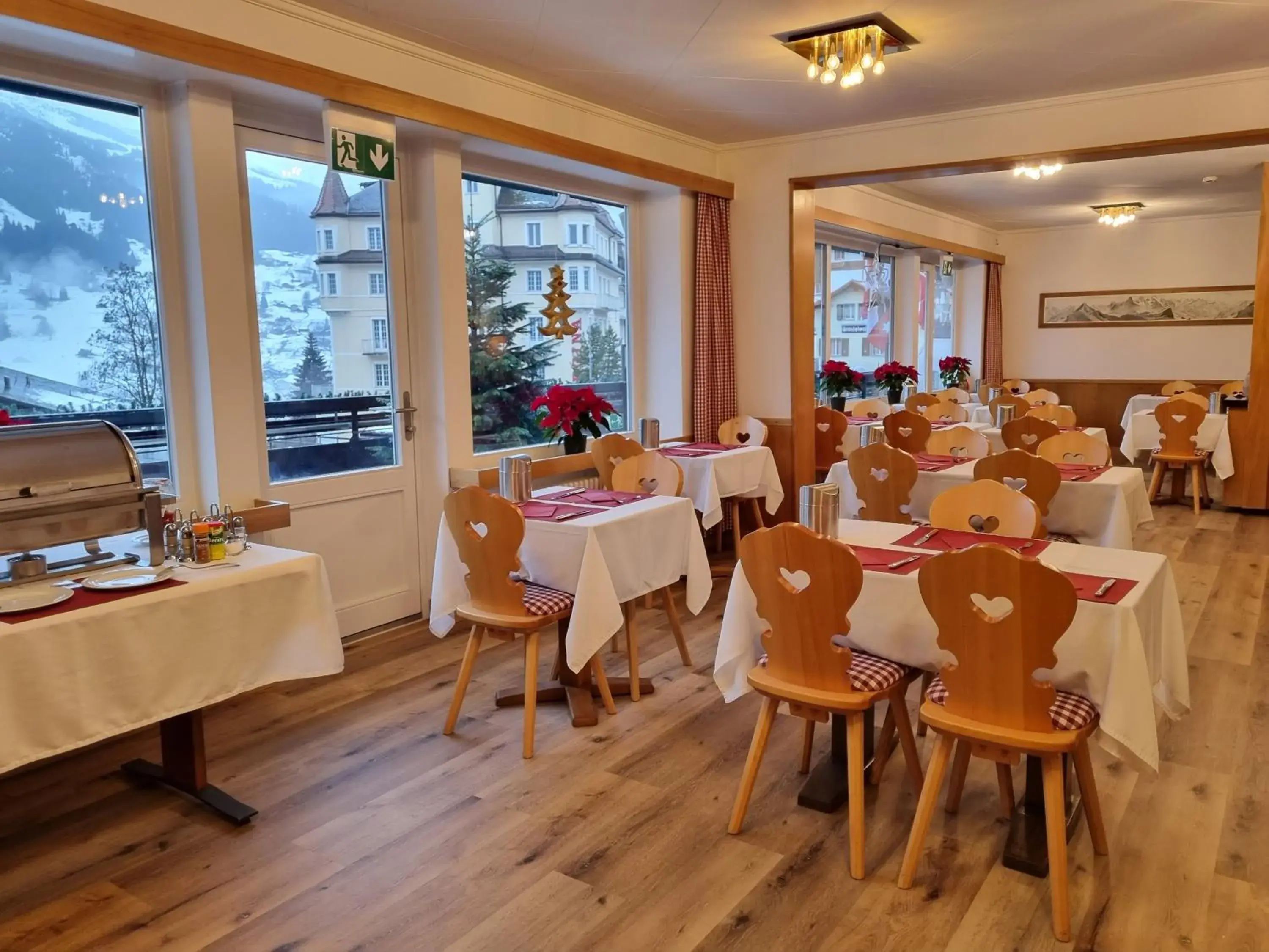 Dining area, Restaurant/Places to Eat in Hotel Bernerhof Grindelwald