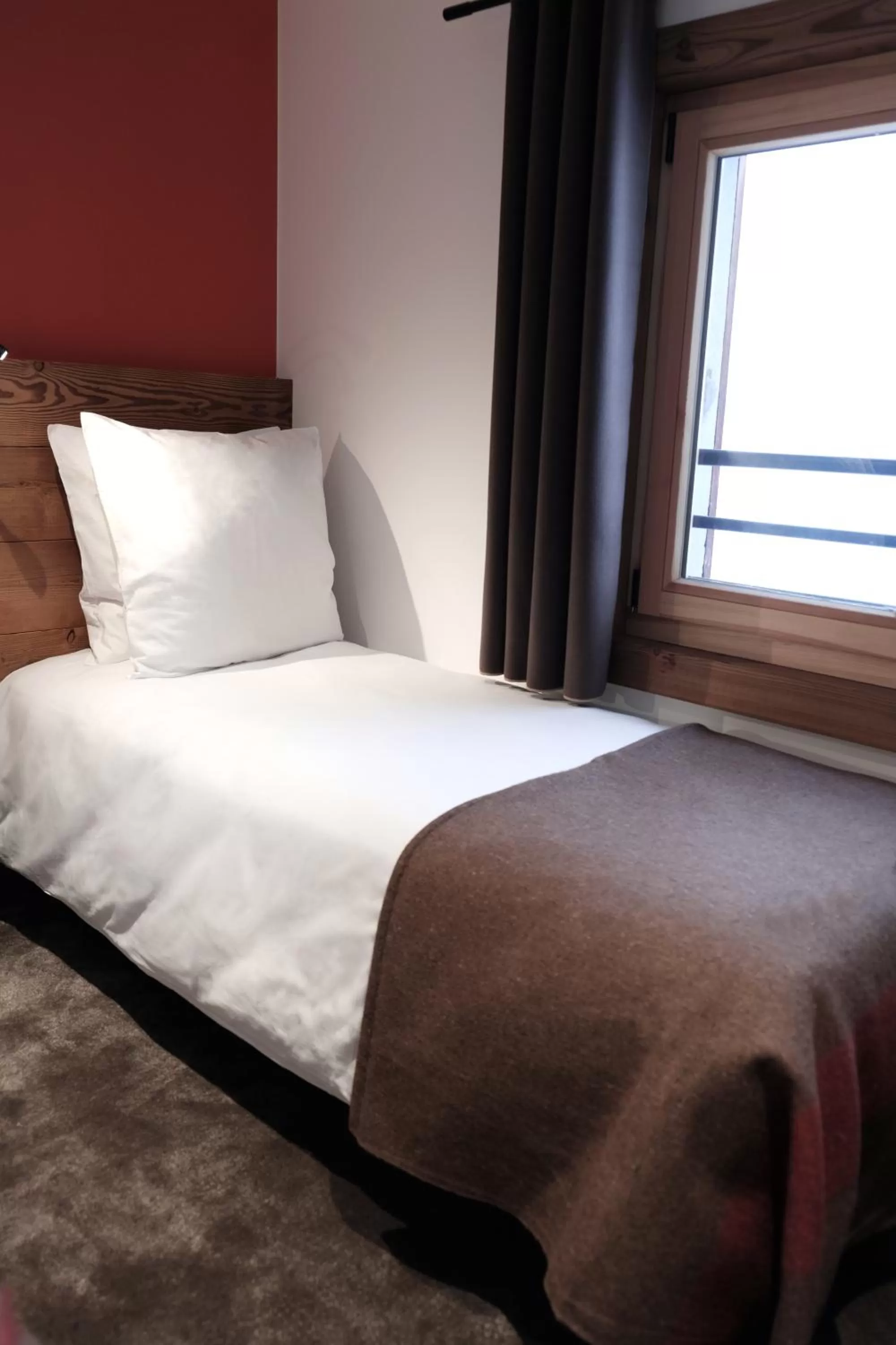 Bed in Hôtel La Grande Lanière