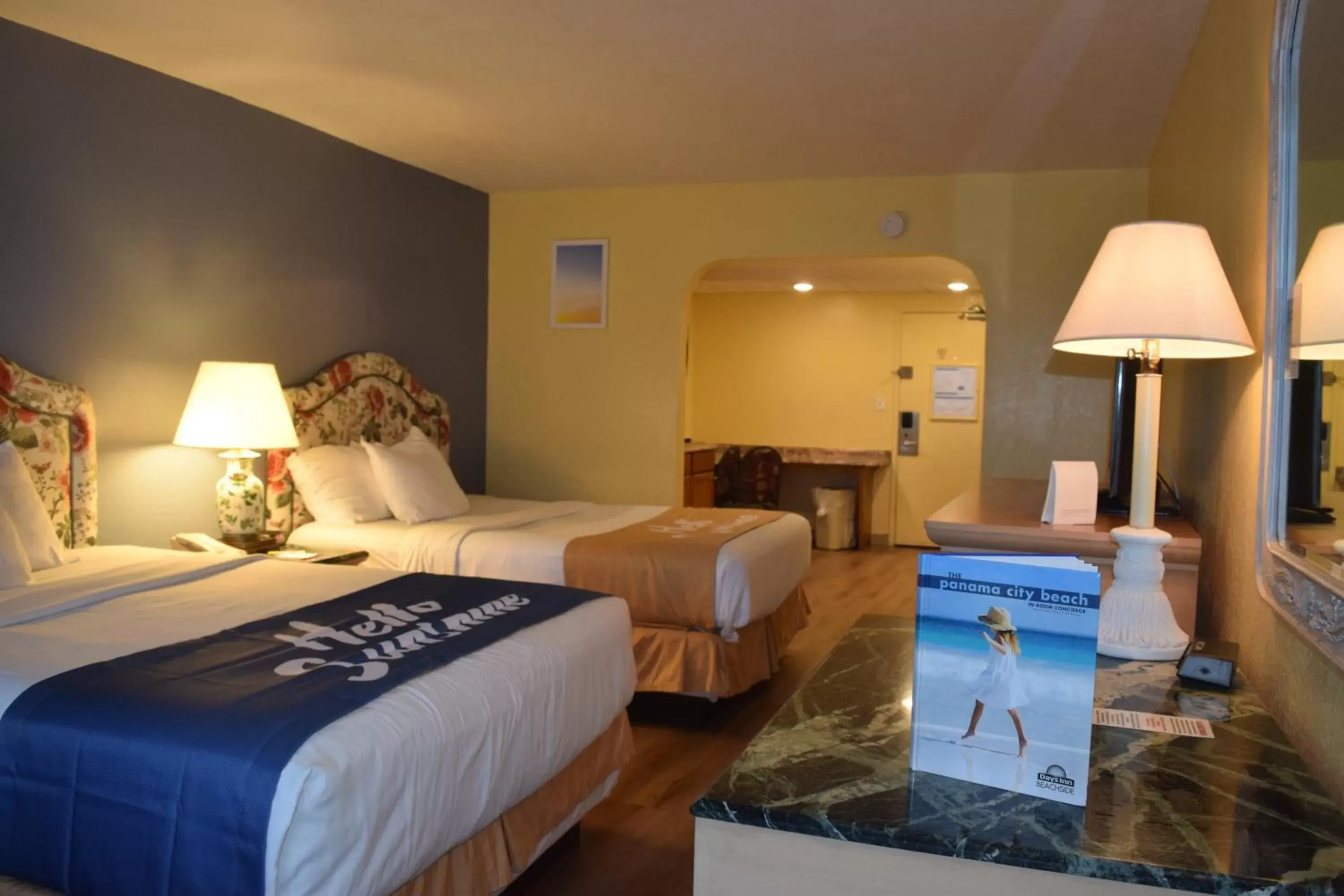 Bedroom, Bed in Days Inn by Wyndham Panama City Beach/Ocean Front