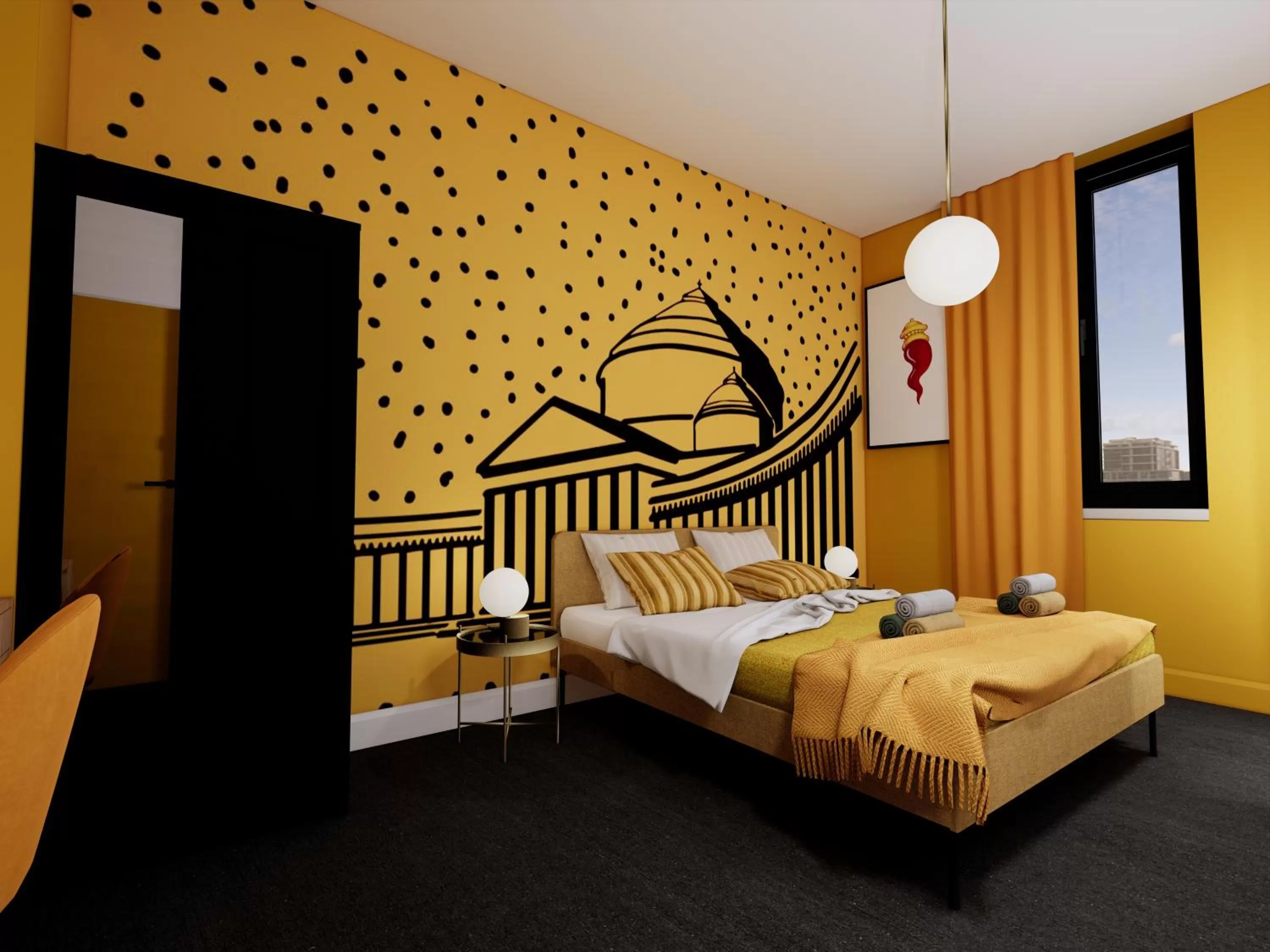 Bedroom, Bed in LH51 B&B