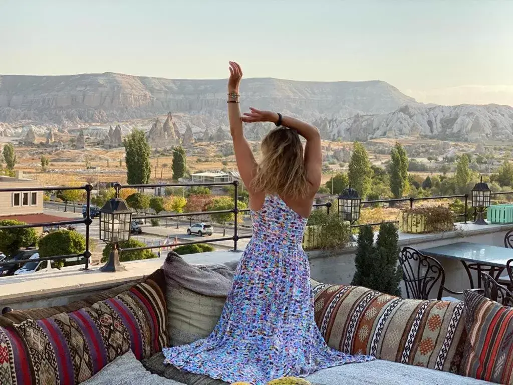 Balcony/Terrace in Caravanserai Inn Hotel