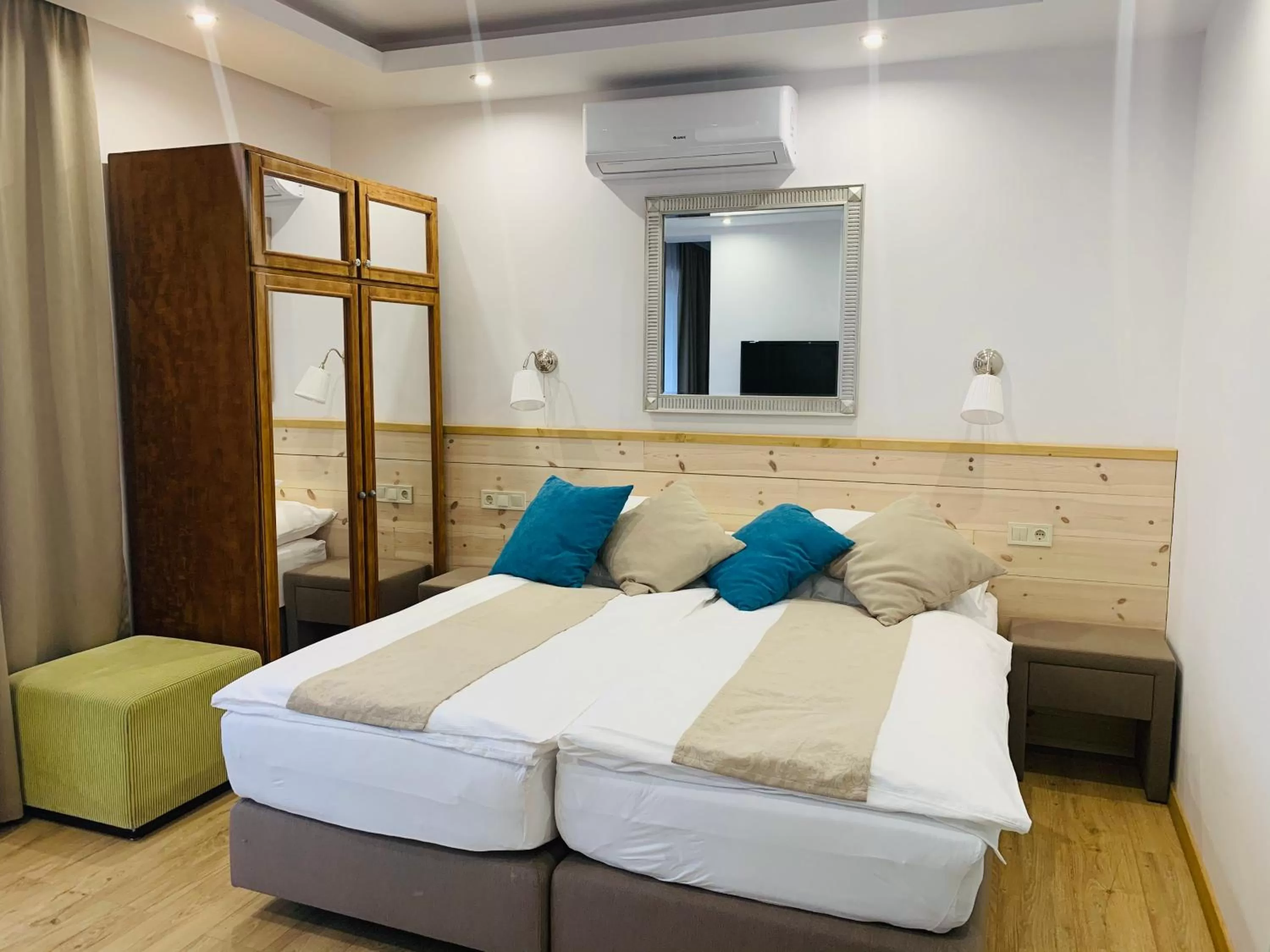 Bed in Egria Apartments