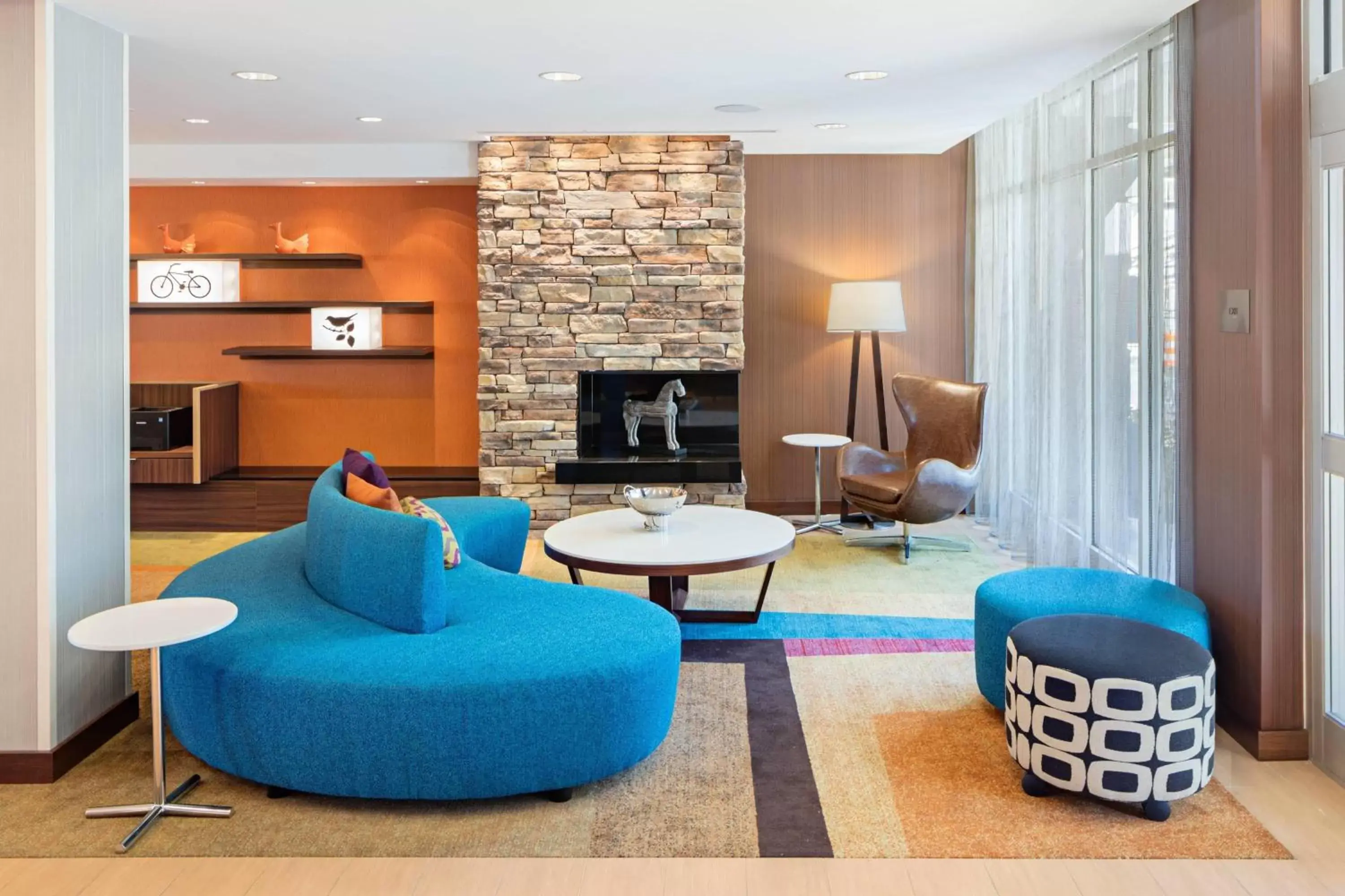 Lobby or reception, Seating Area in Fairfield Inn & Suites by Marriott North Bergen