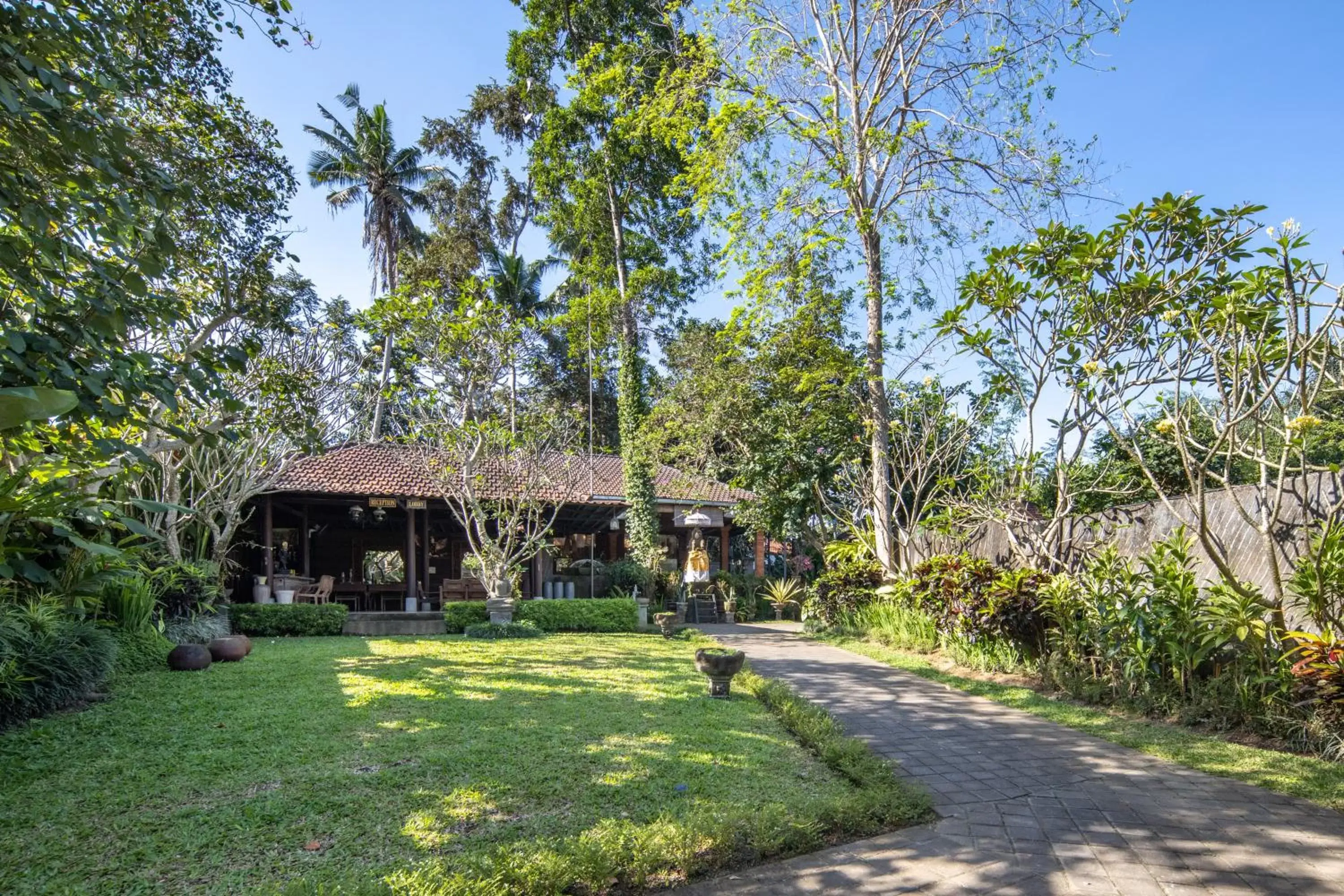 Lobby or reception, Garden in Ubud Raya Villa