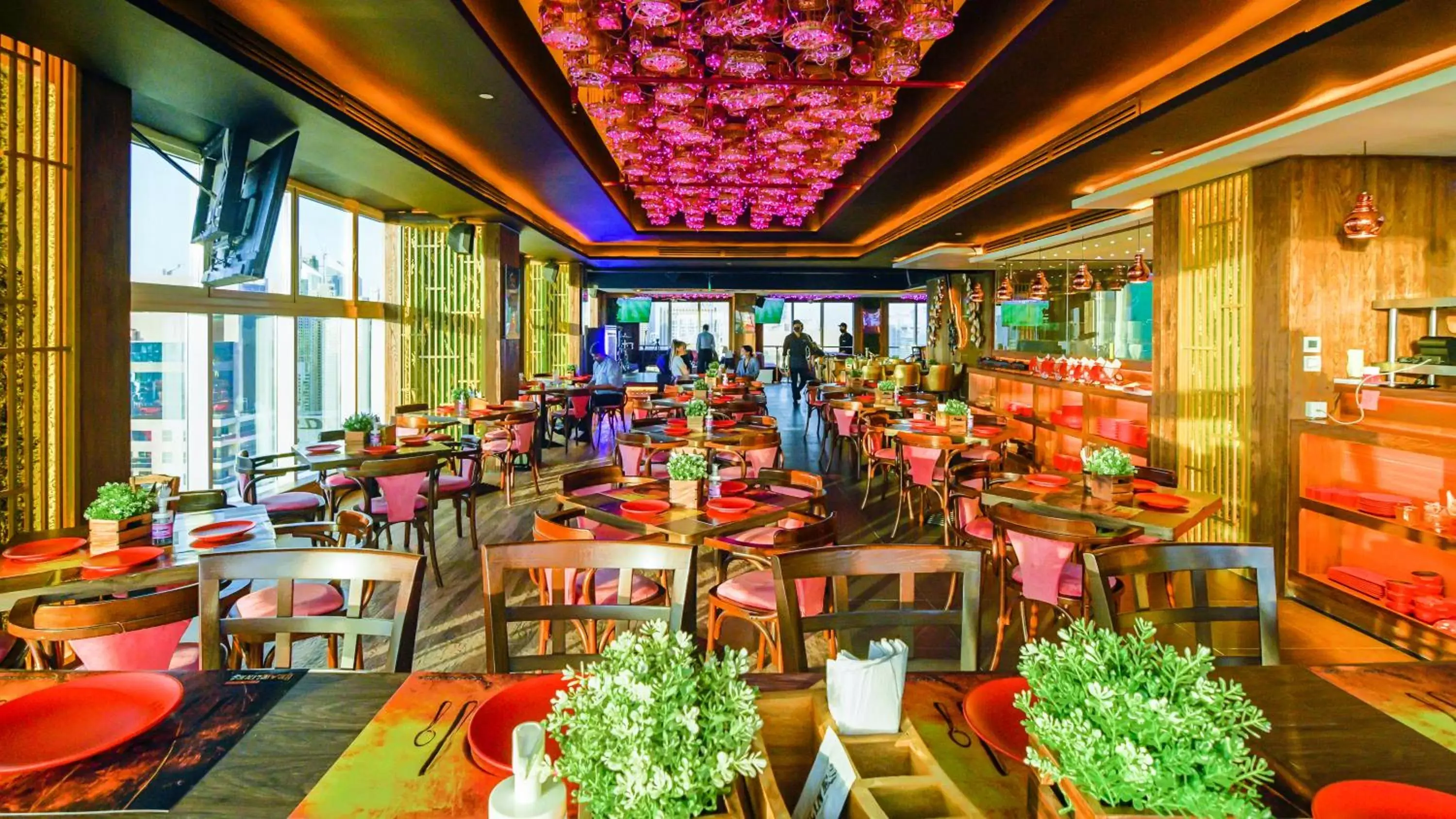 Lounge or bar, Restaurant/Places to Eat in Stella Di Mare Dubai Marina Hotel