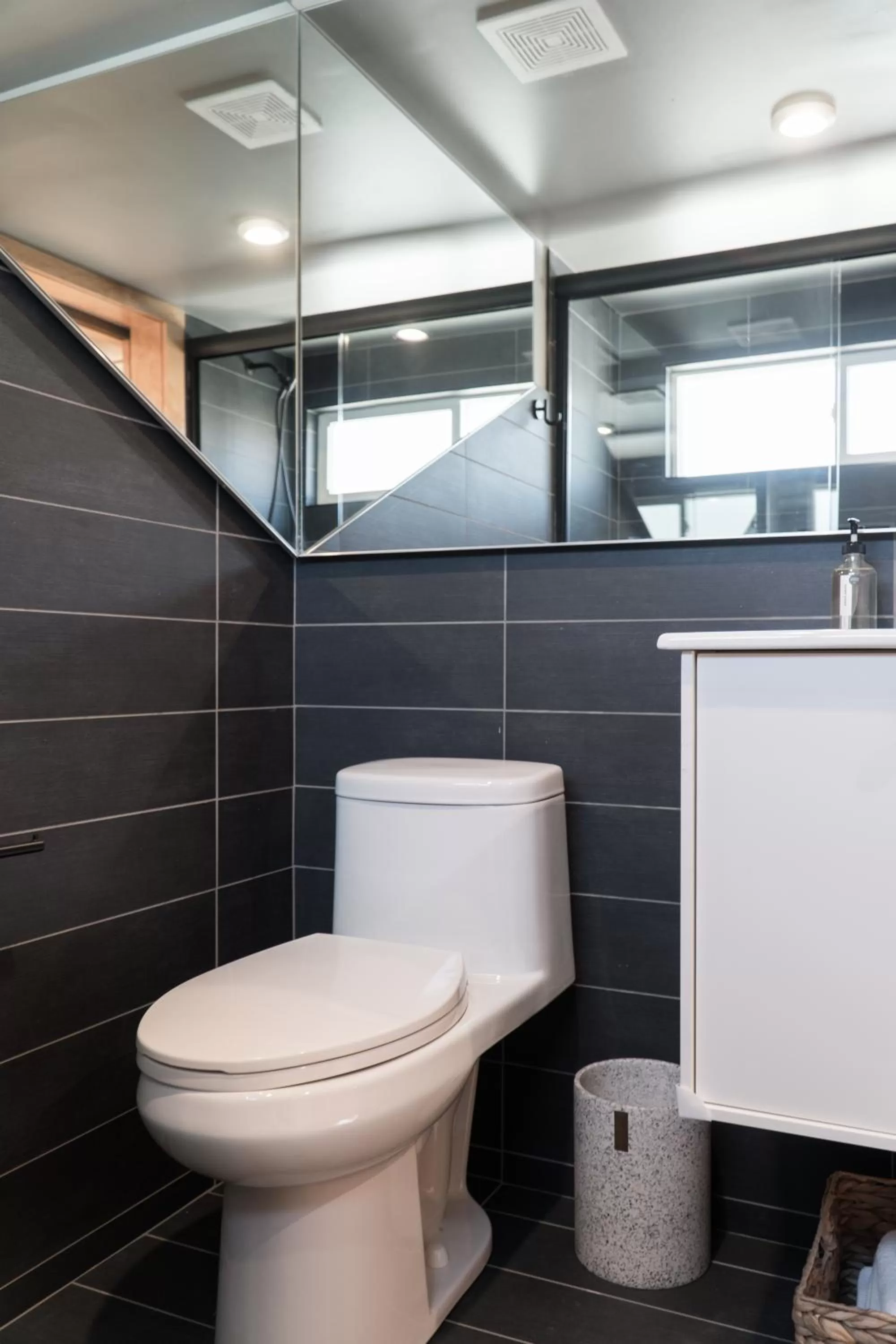 Bathroom in Ironwood Grove, Tiny House Hotel