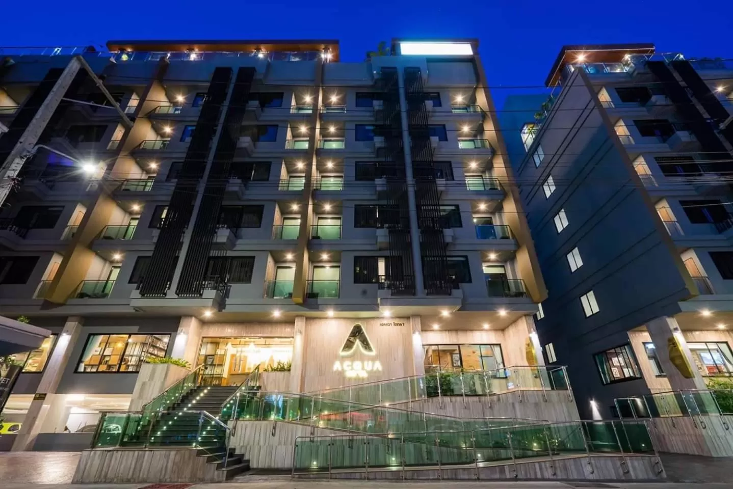 Property building in Acqua Hotel