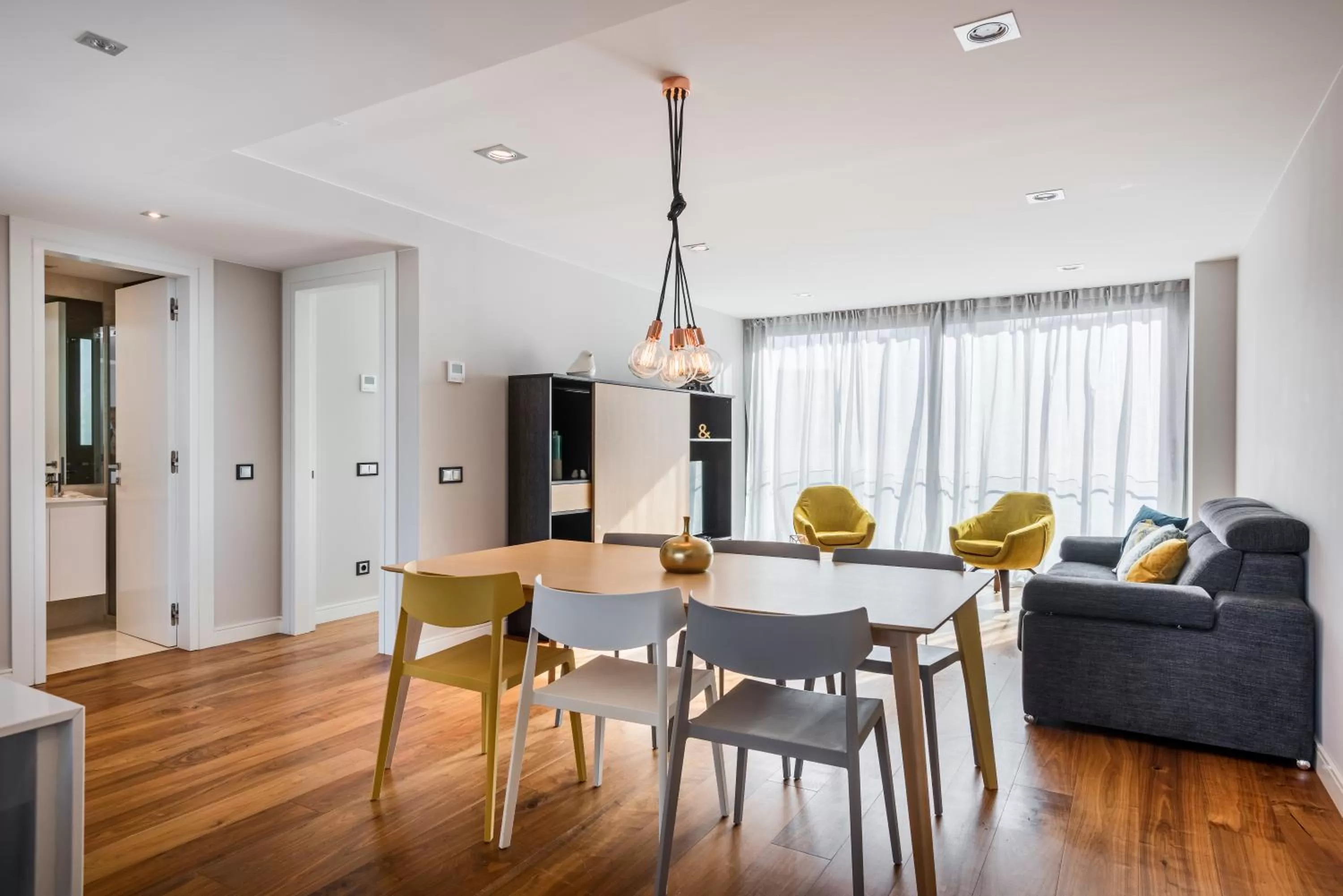 Living room in Gran View Apartments