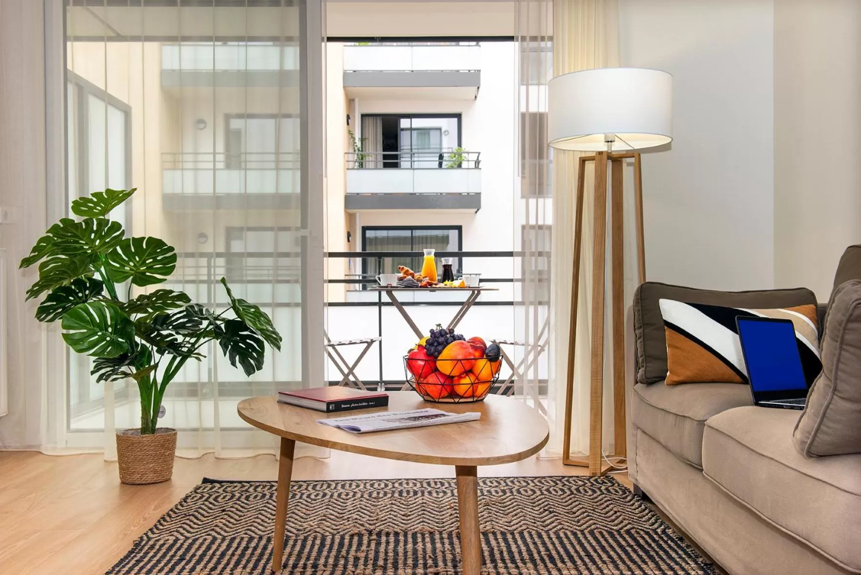 Balcony/Terrace in Les Boréales - Appart'hotel & Restaurant