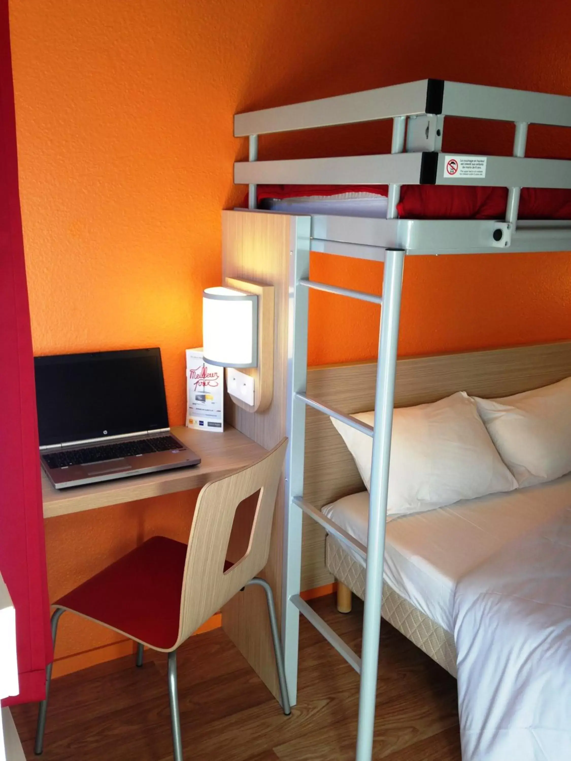 Bedroom, Bunk Bed in Premiere Classe Marne la Vallée - Torcy