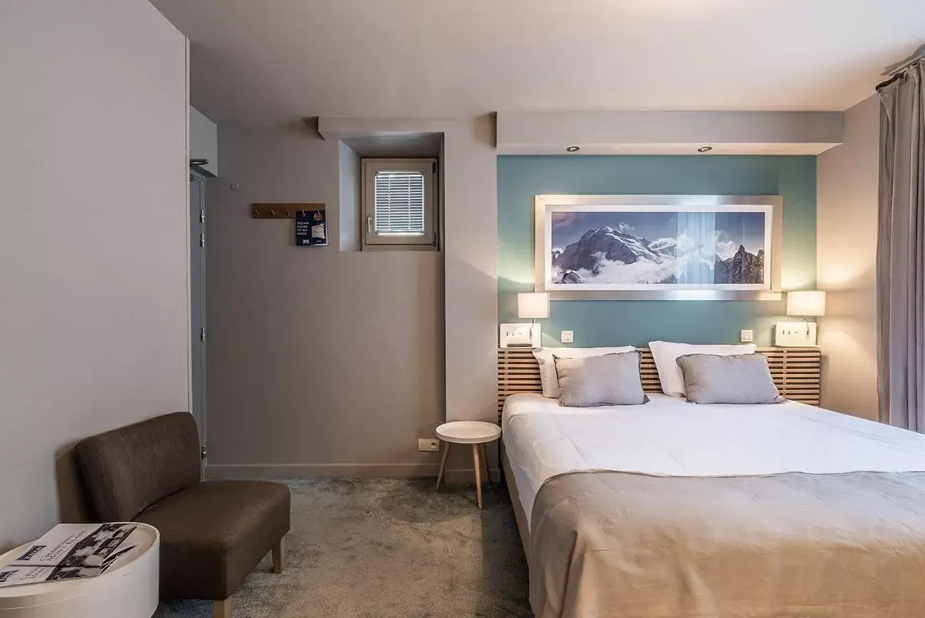 Bed in Eden Hotel, Apartments and Chalet Chamonix Les Praz