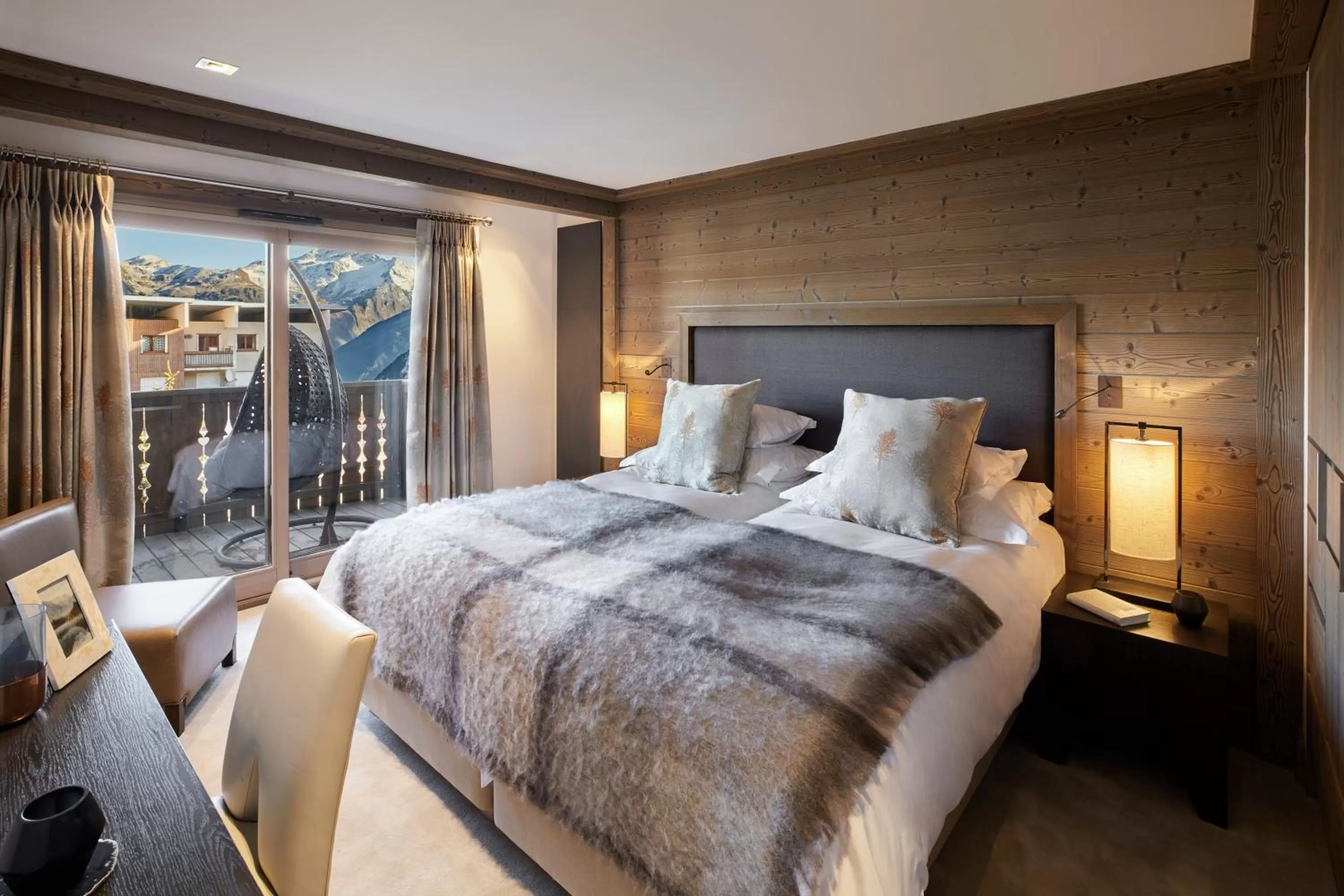Bed in Six Senses Residences & Spa Courchevel