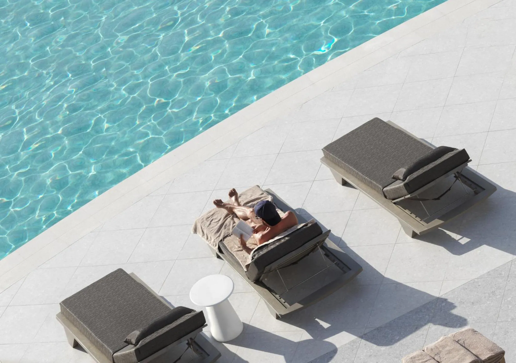 Swimming pool in Nautilux Rethymno by Mage Hotels