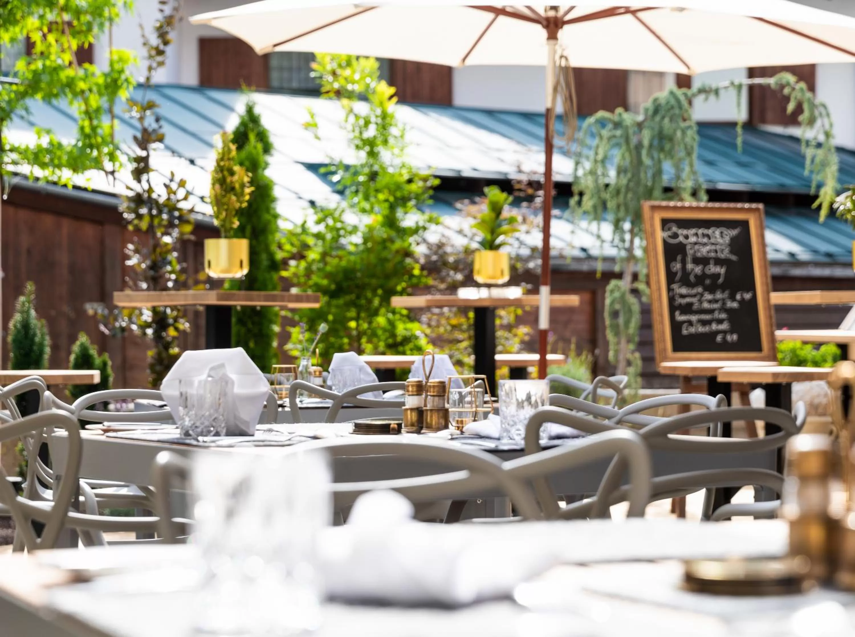 Patio in Alpine Hideaway ZILLERTALERHOF - 4 Sterne Superior