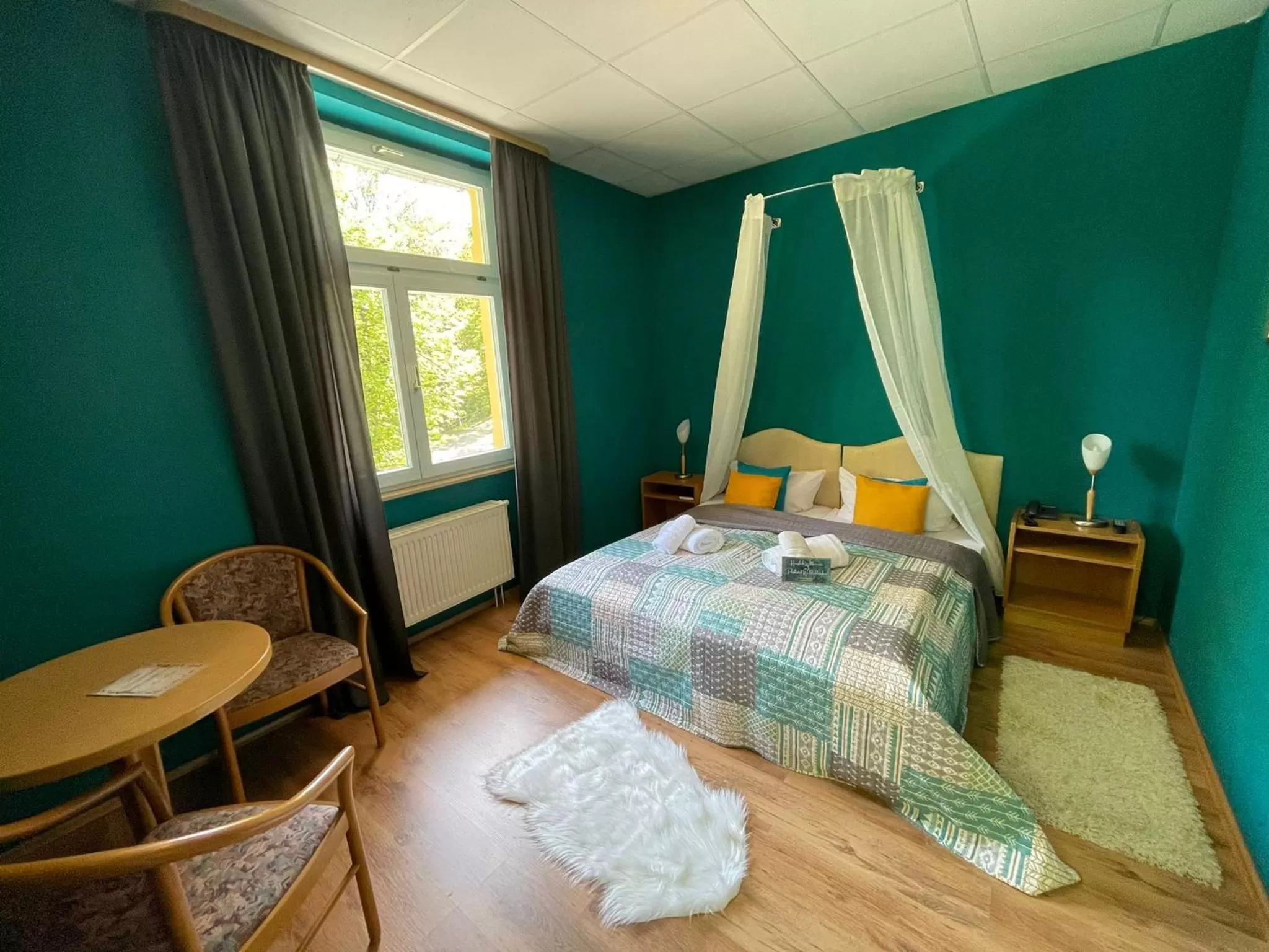 Bedroom, Bed in Parkhotel Waldschlösschen