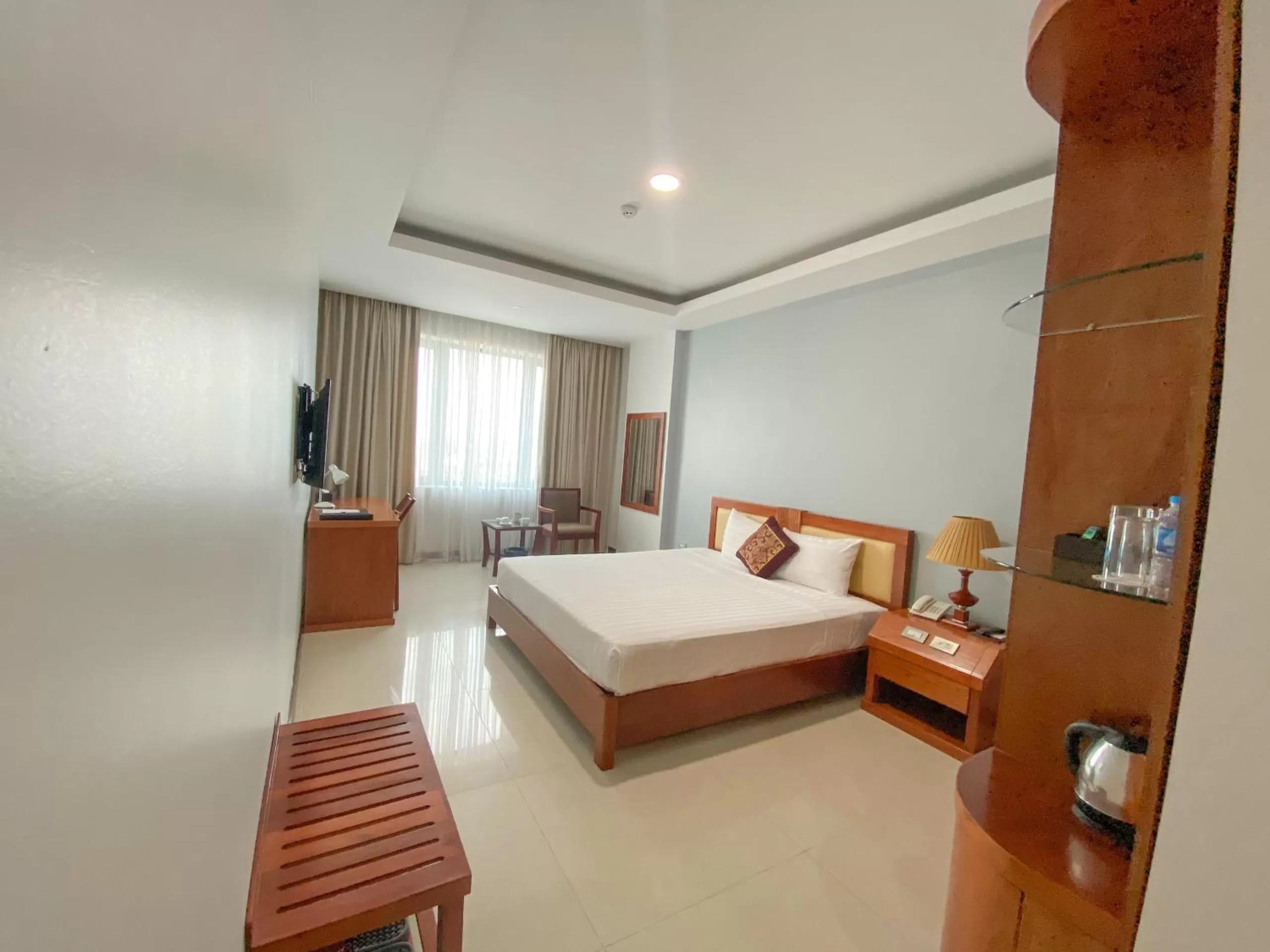 Bed in Kim Thai Hotel