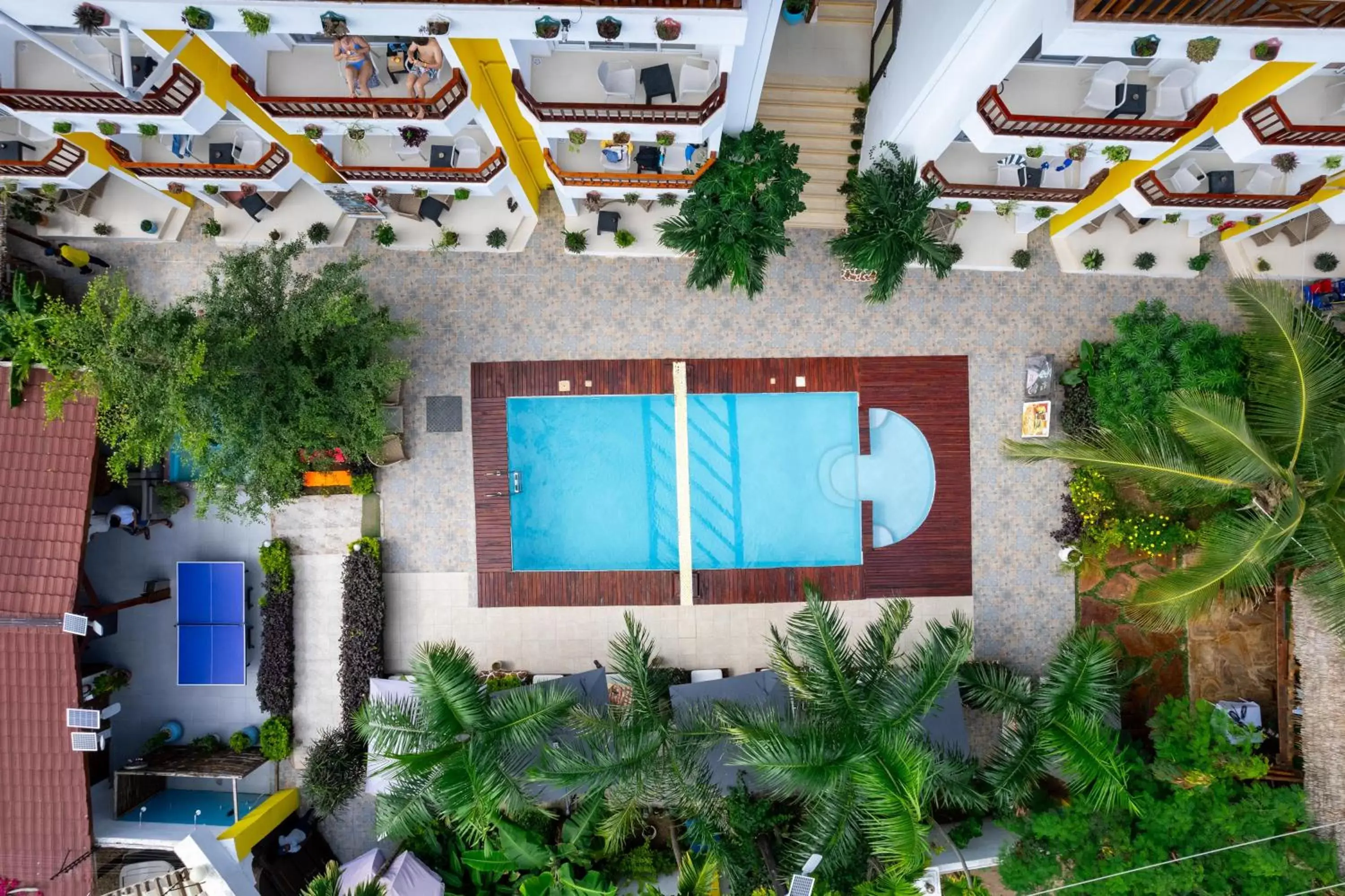 Property building, Pool View in Canary Nungwi Hotel & Free SPA