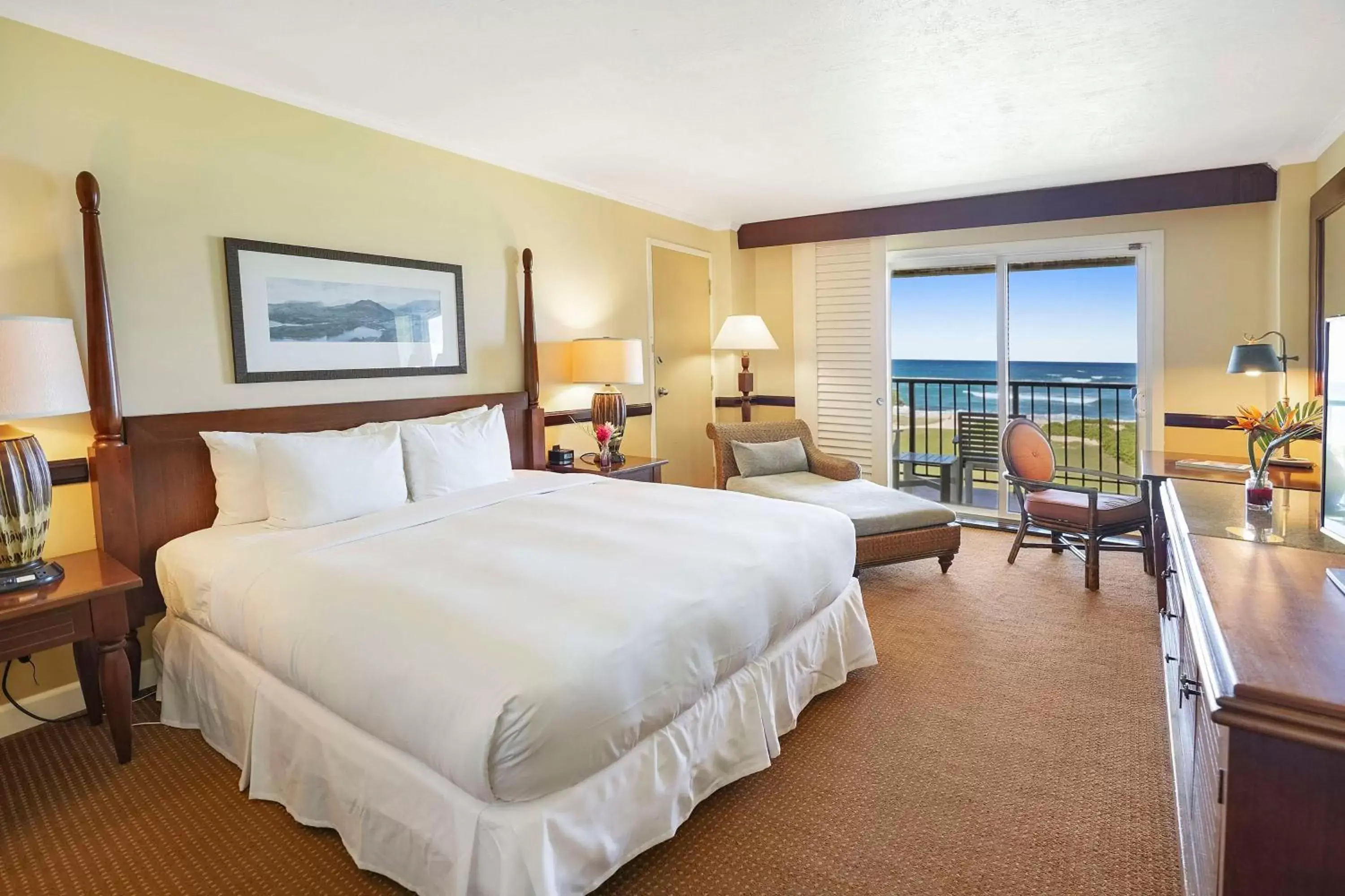 Bedroom in OUTRIGGER Kaua'i Beach Resort & Spa