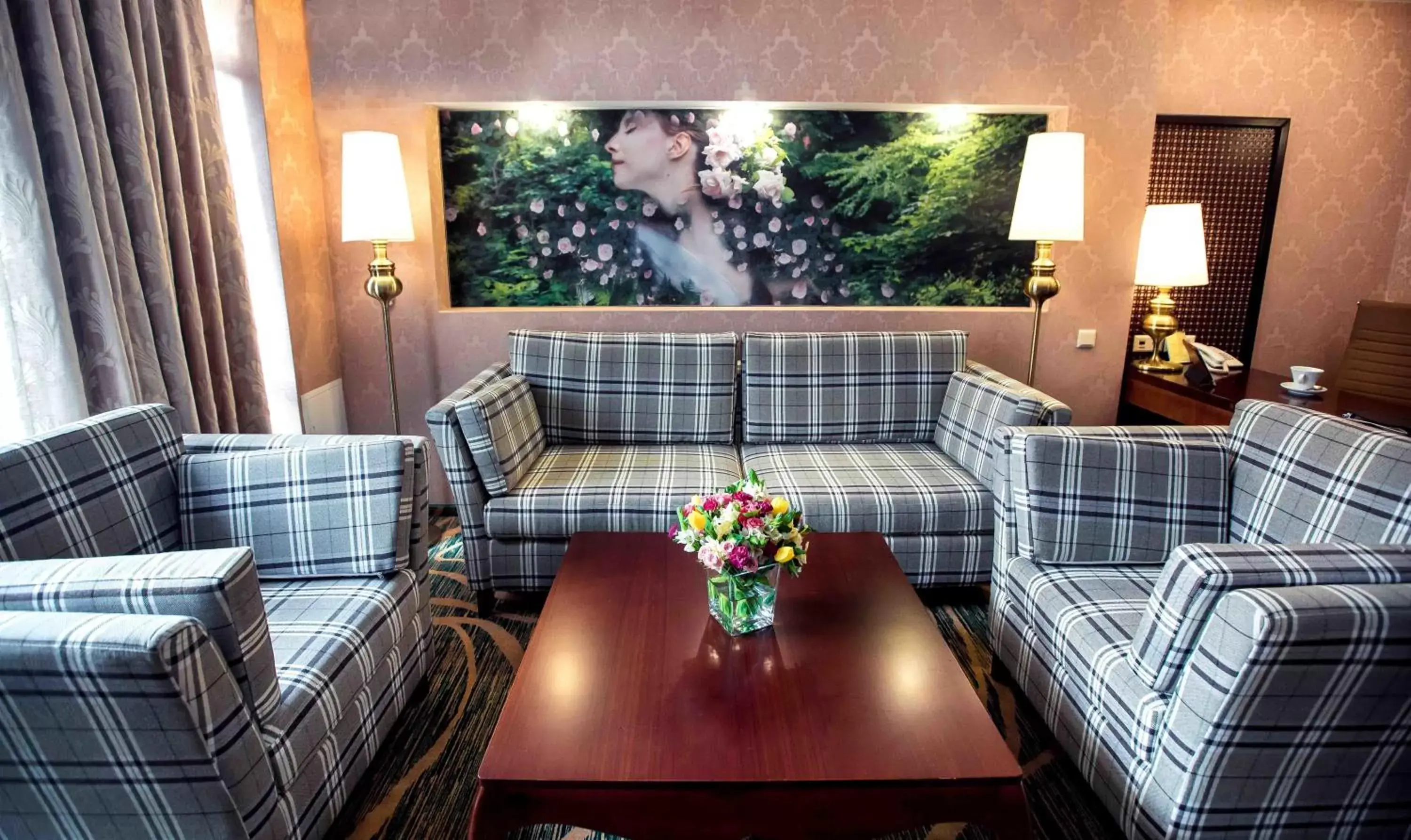 Seating area in Hotel Kazzhol Almaty