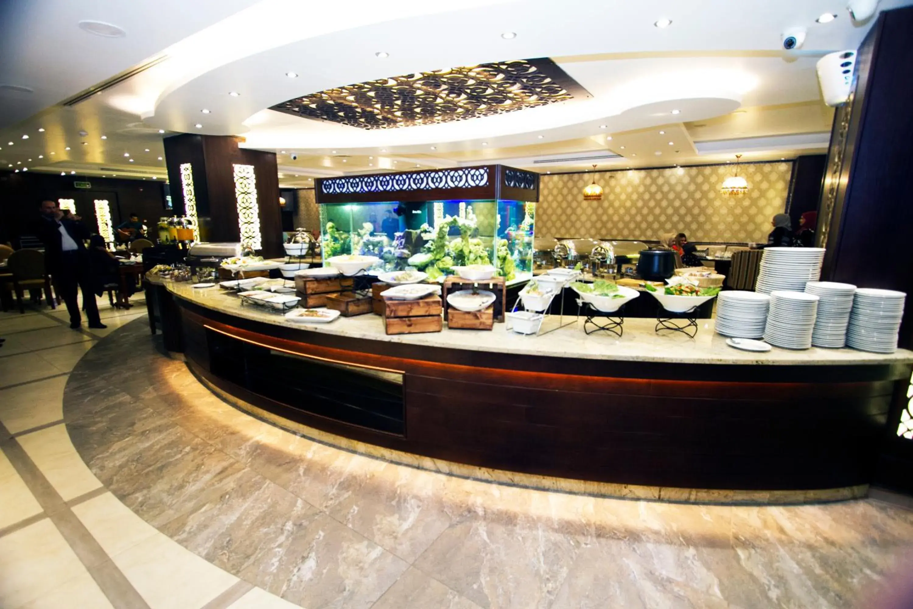 Buffet breakfast in Al Thuraya Hotel