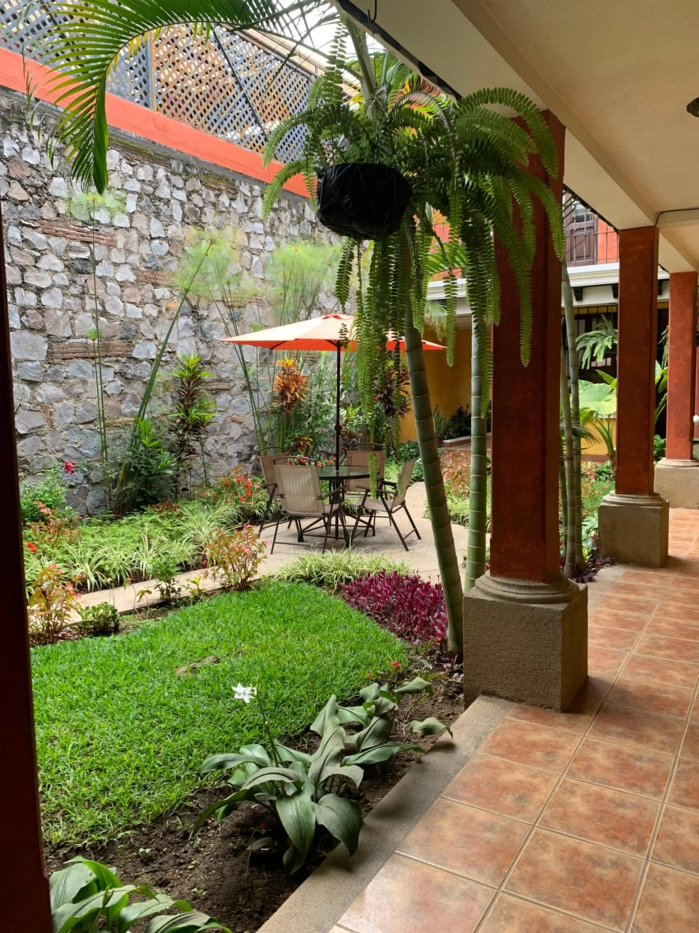 Garden in Casona del Conquistador