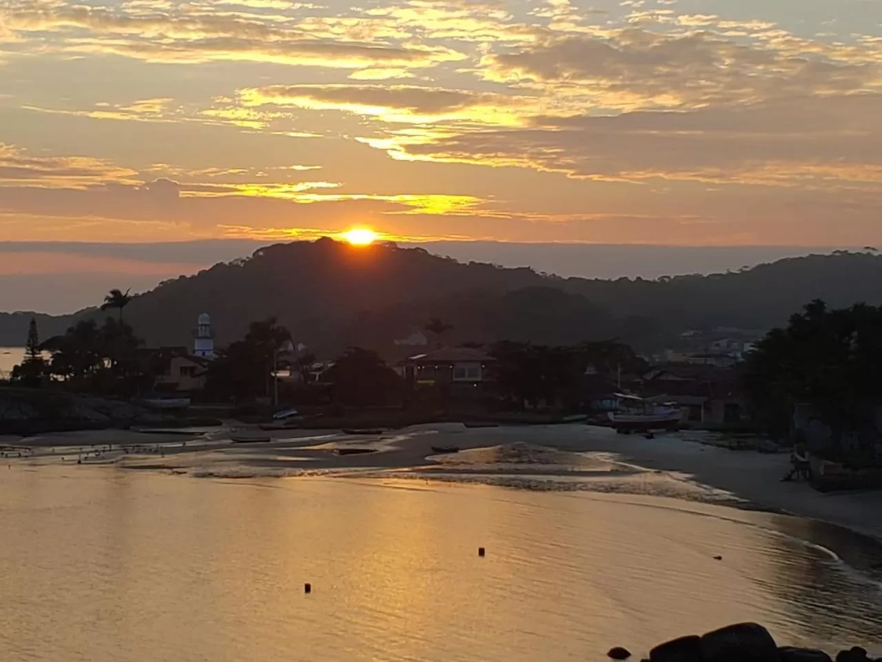 Sunset in Pousada Vida Simples