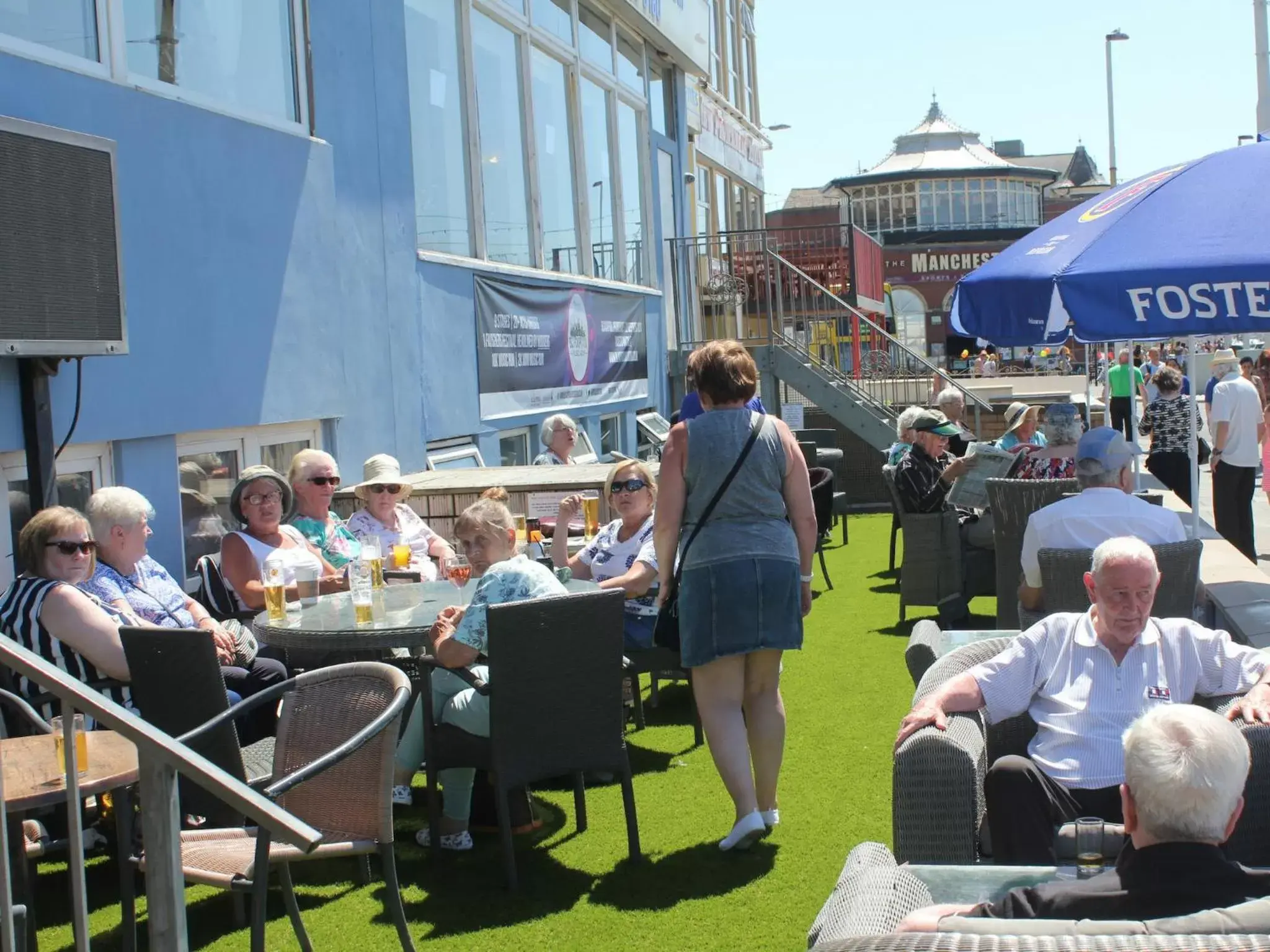 People in Royal Seabank Hotel