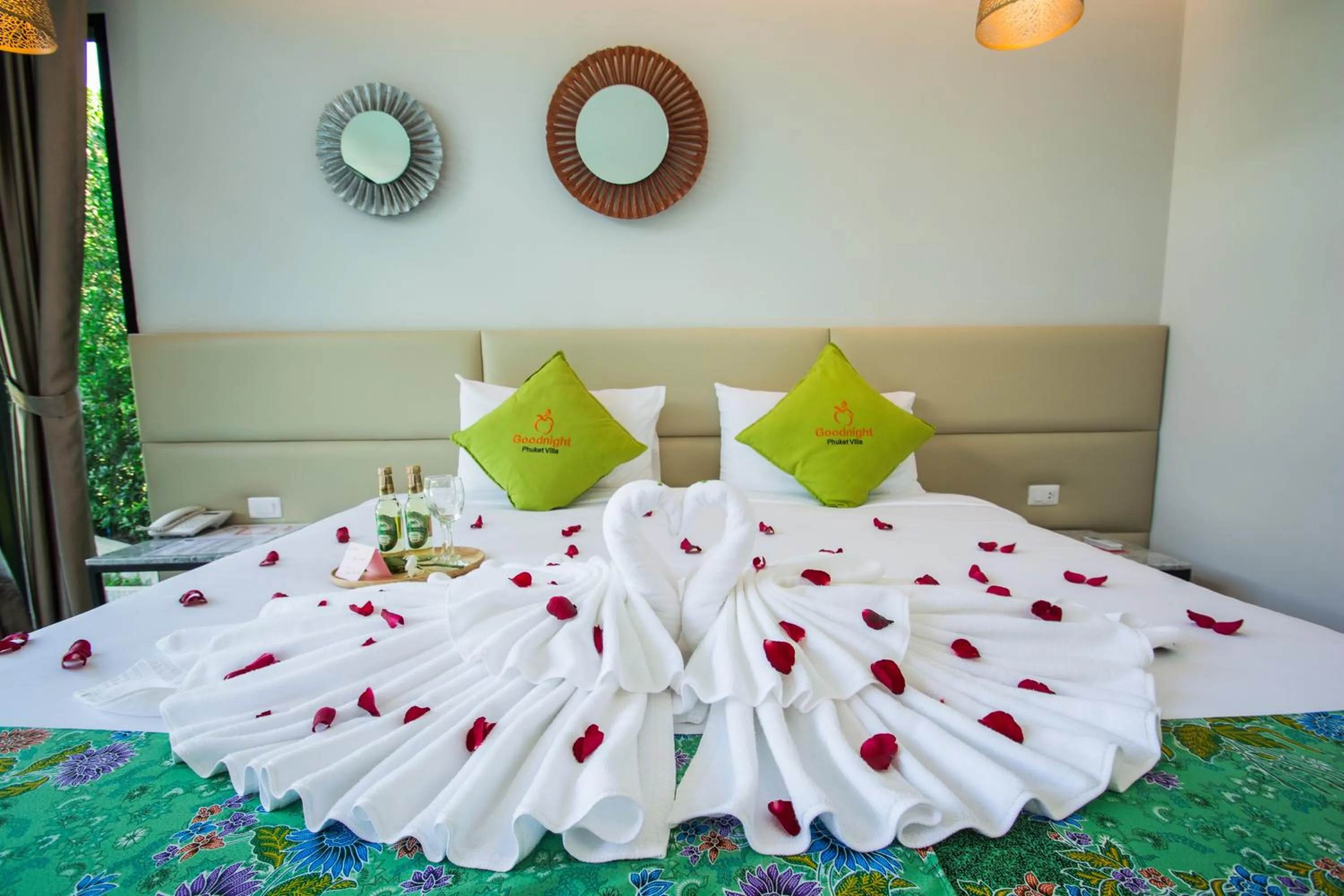 Bedroom, Bed in Good Night Pool Villa Phuket - SHA Plus