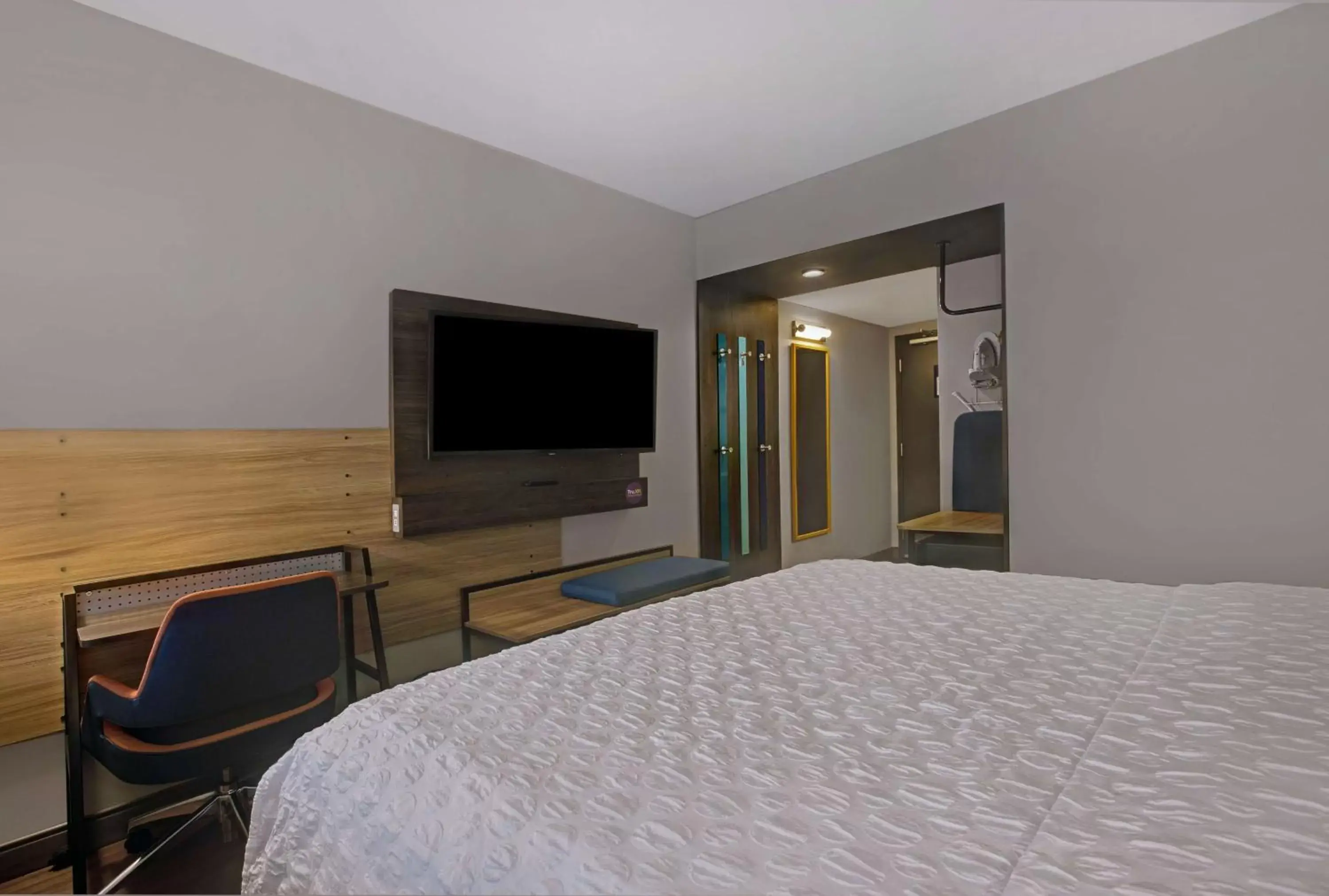 Bedroom, TV/Entertainment Center in Tru By Hilton Knoxville West Turkey Creek