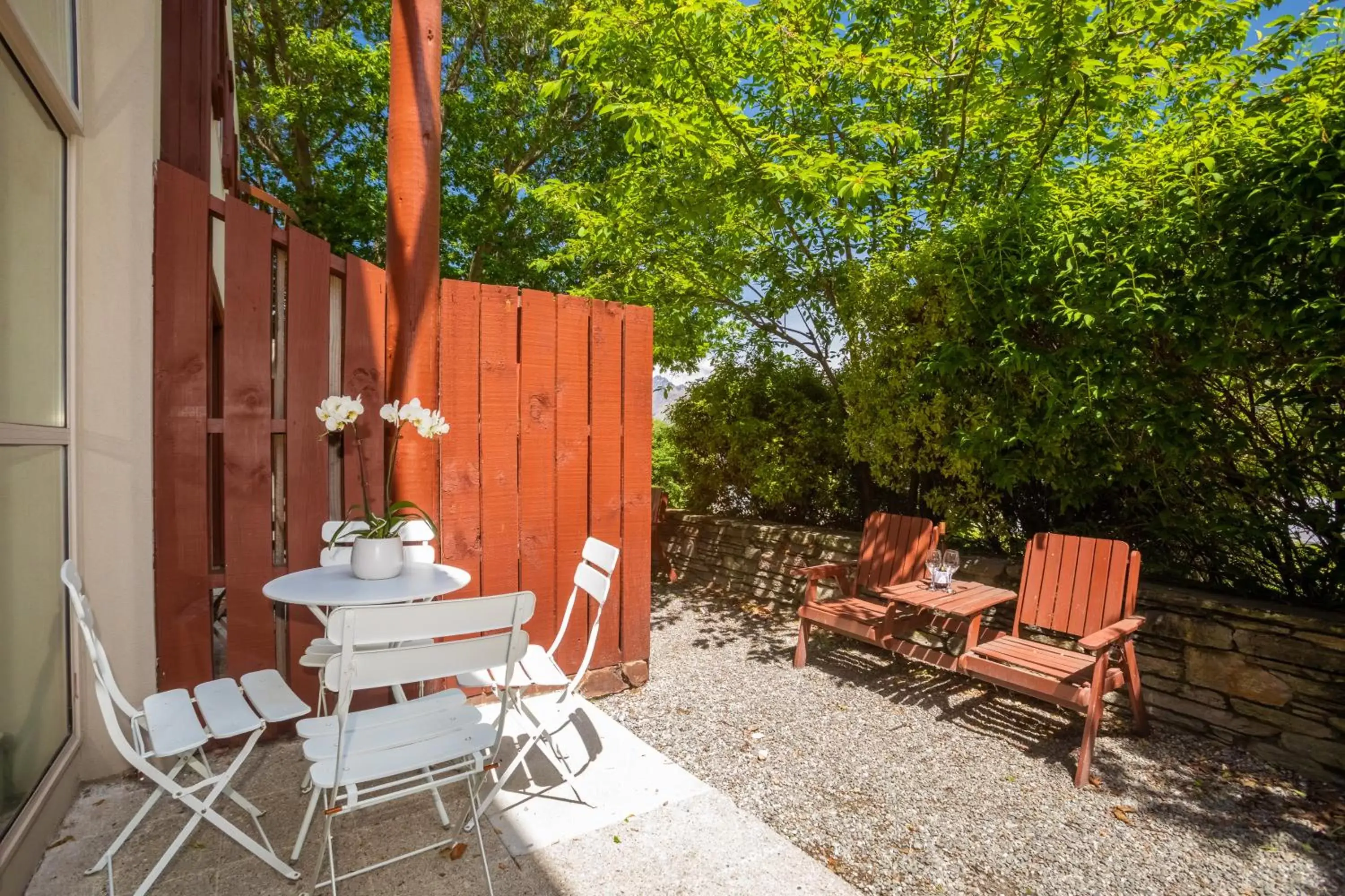 Patio in Cranbury Court Apartments