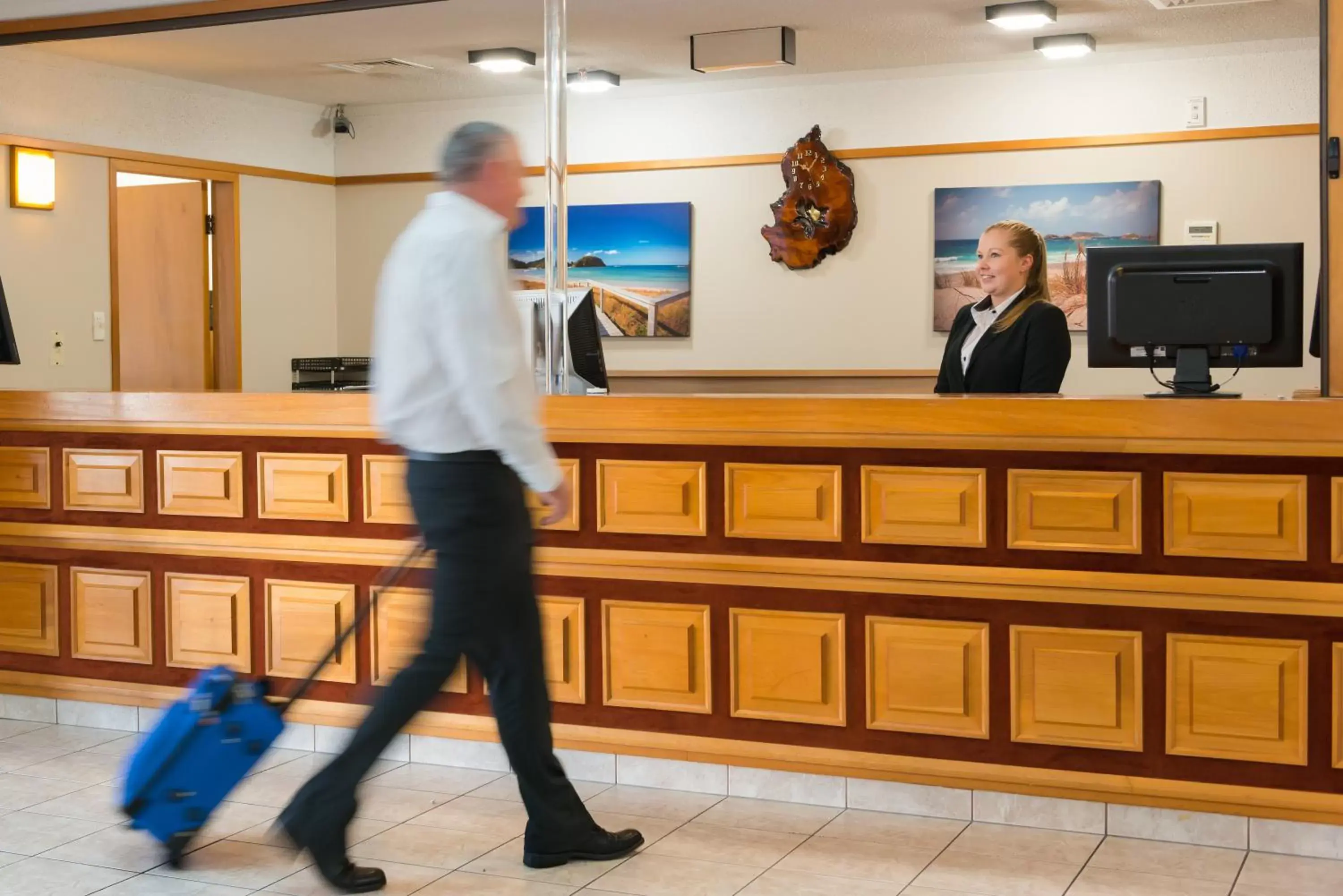 Lobby or reception in Distinction Whangarei Hotel & Conference Centre