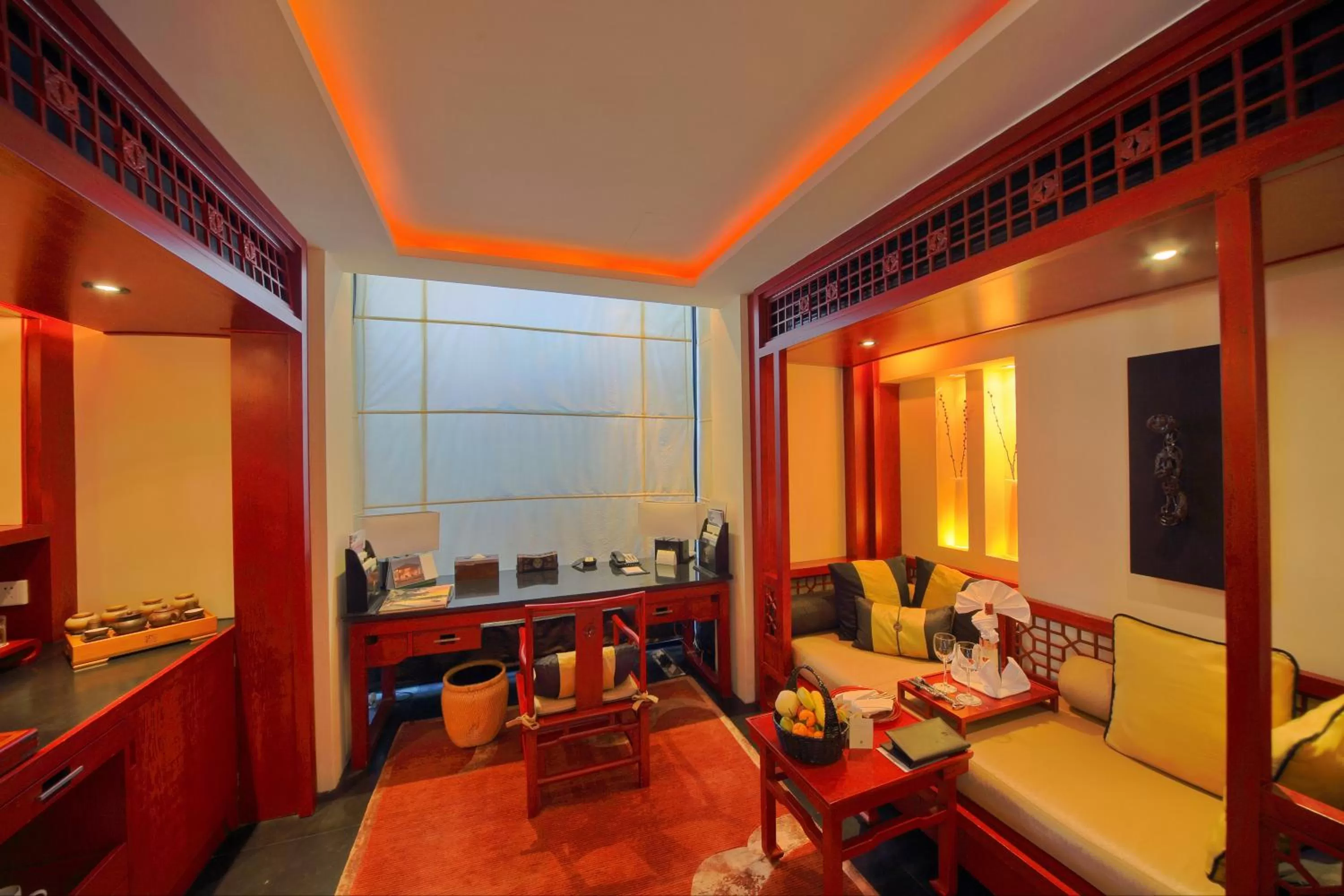 Living room in Banyan Tree Lijiang