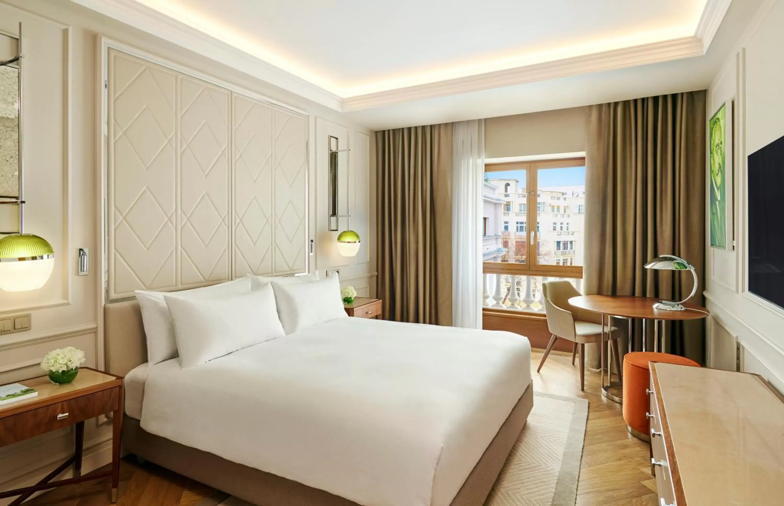 Bedroom, Bed in InterContinental Athenee Palace Bucharest by IHG Bedroom, Bed in InterContinental Athenee Palace Bucharest by IHG