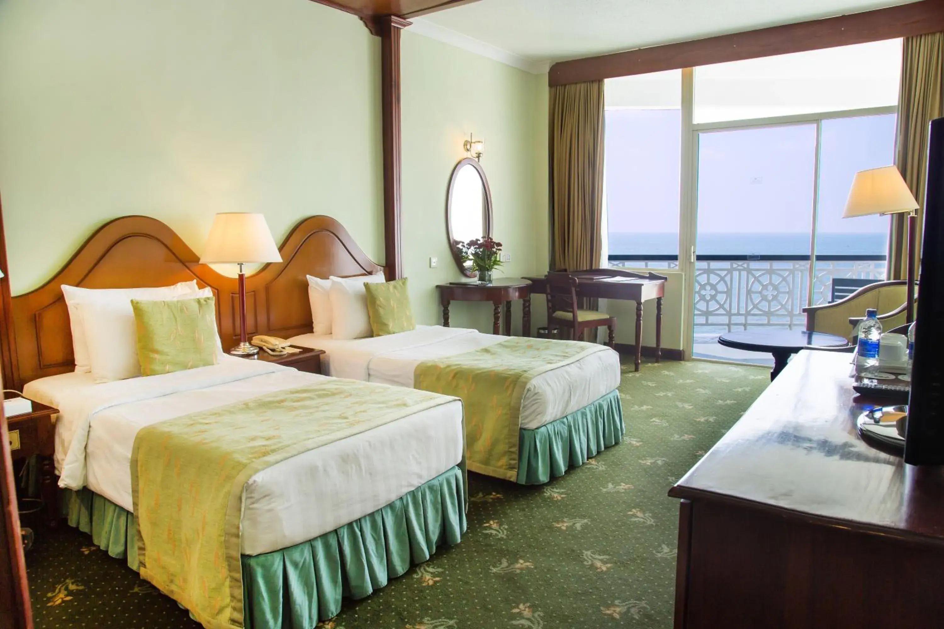 Bed in Mount Lavinia Beach Hotel