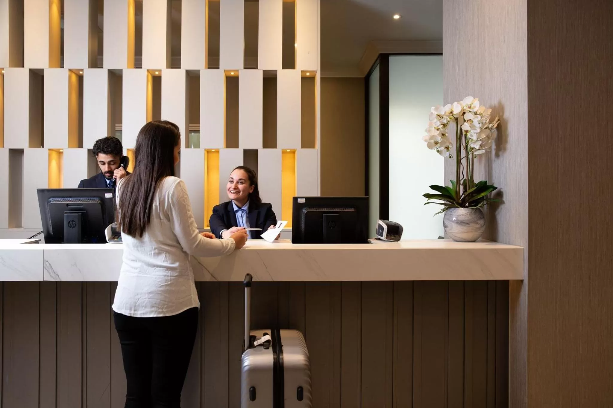 Lobby or reception in President Hotel