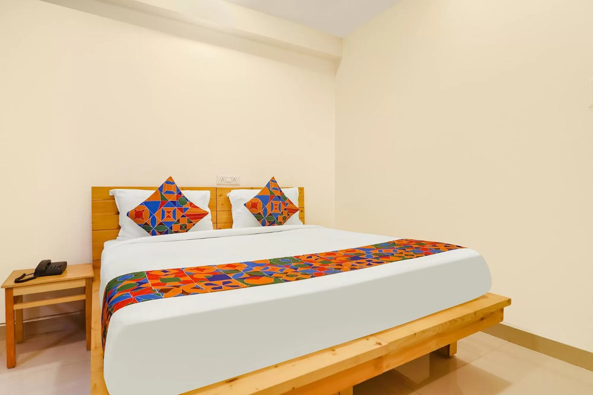 Bed in FabHotel Green Leaf