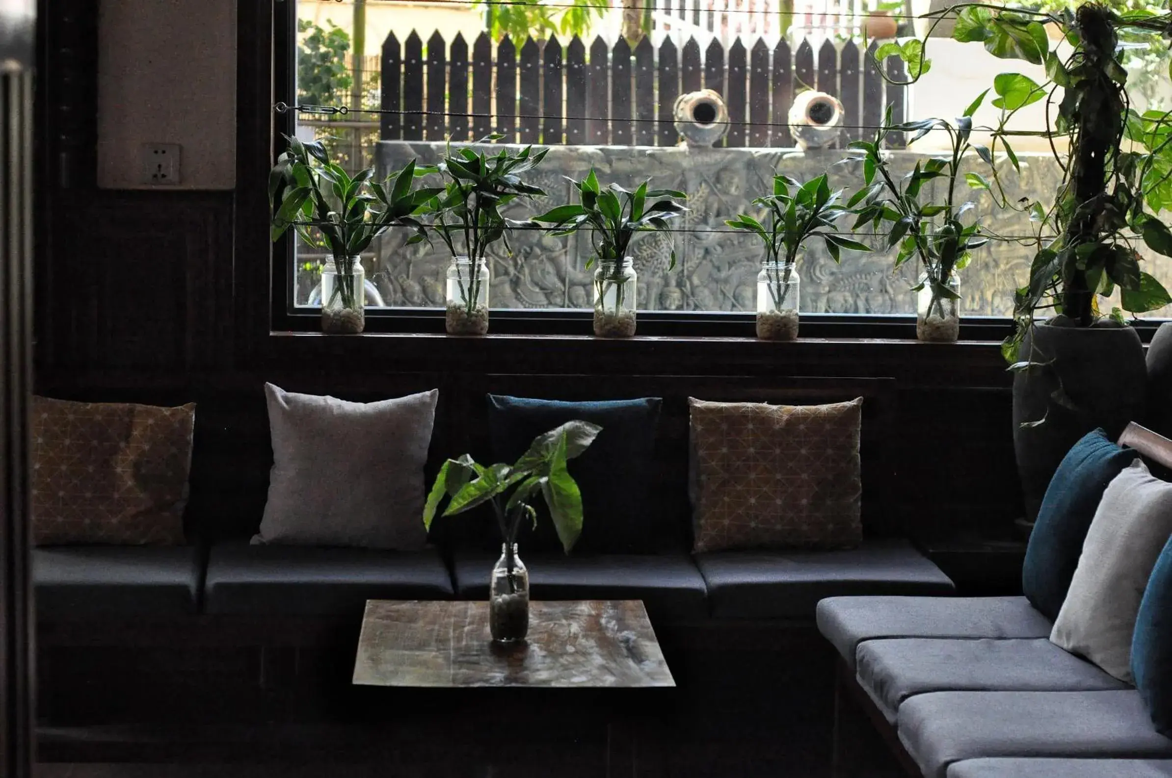 Seating Area in Bokre Angkor Hostel