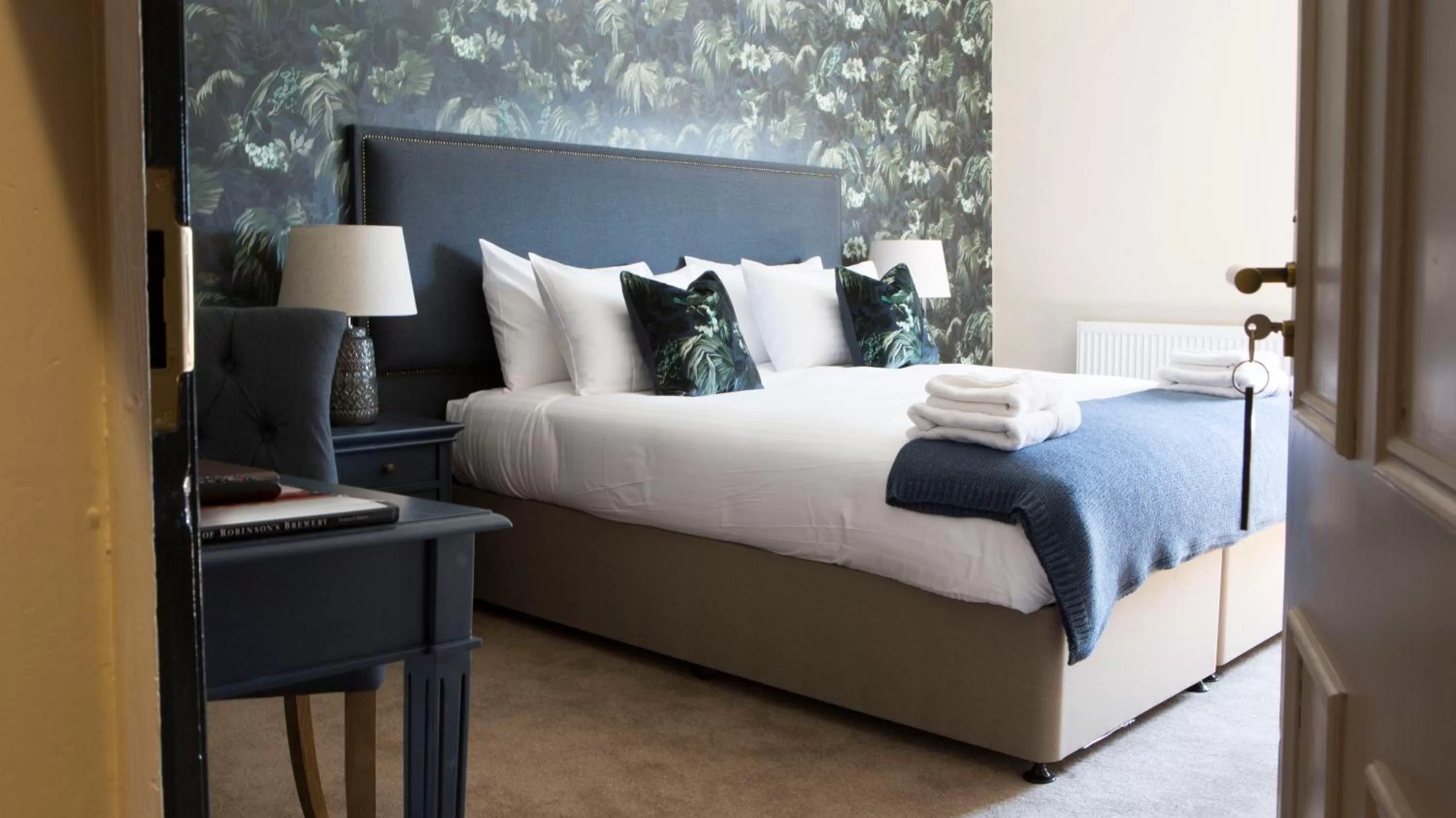 Bed in Wynnstay Arms, Ruabon, Wrexham