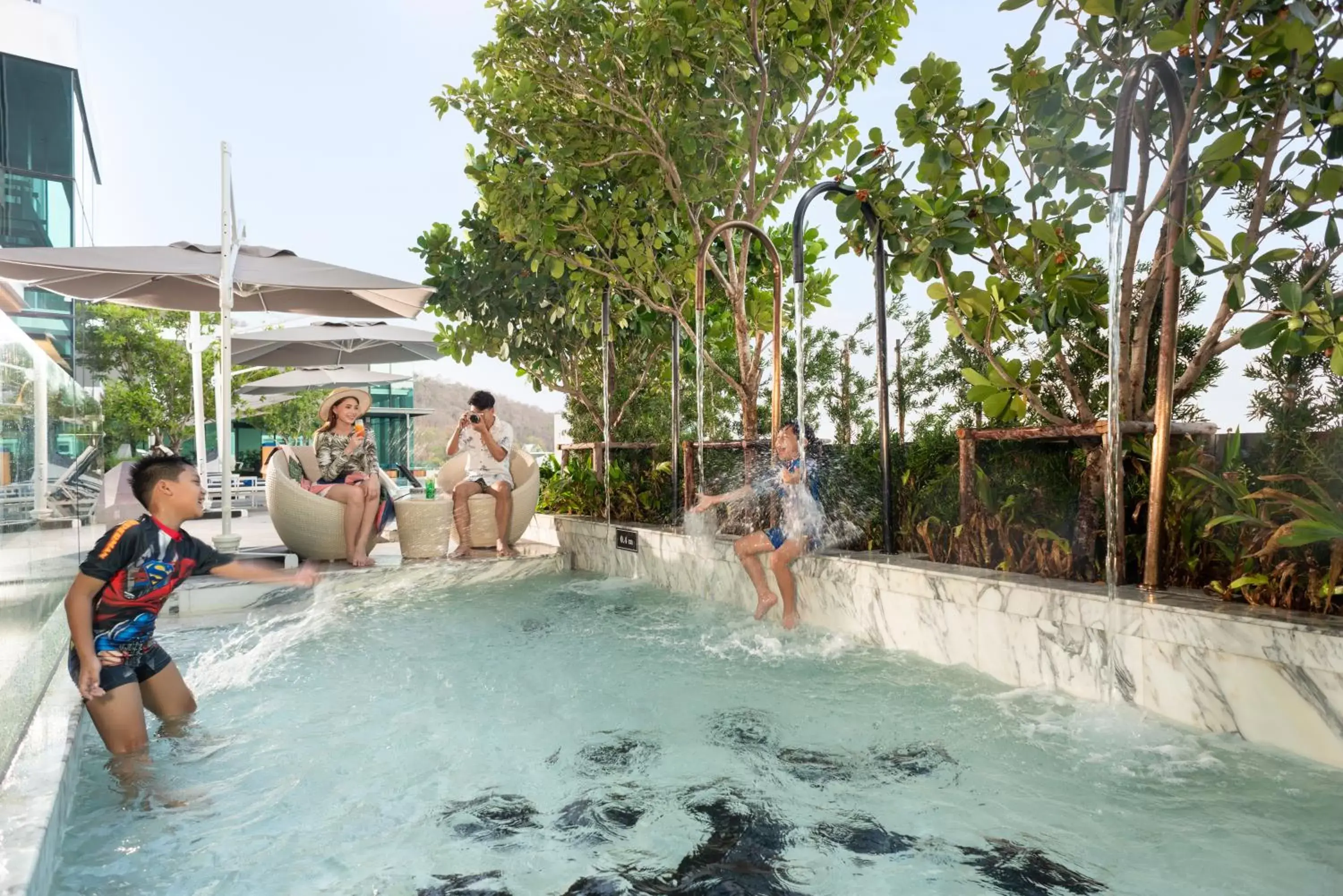 Swimming pool in Holiday Inn & Suites Siracha Laemchabang, an IHG Hotel