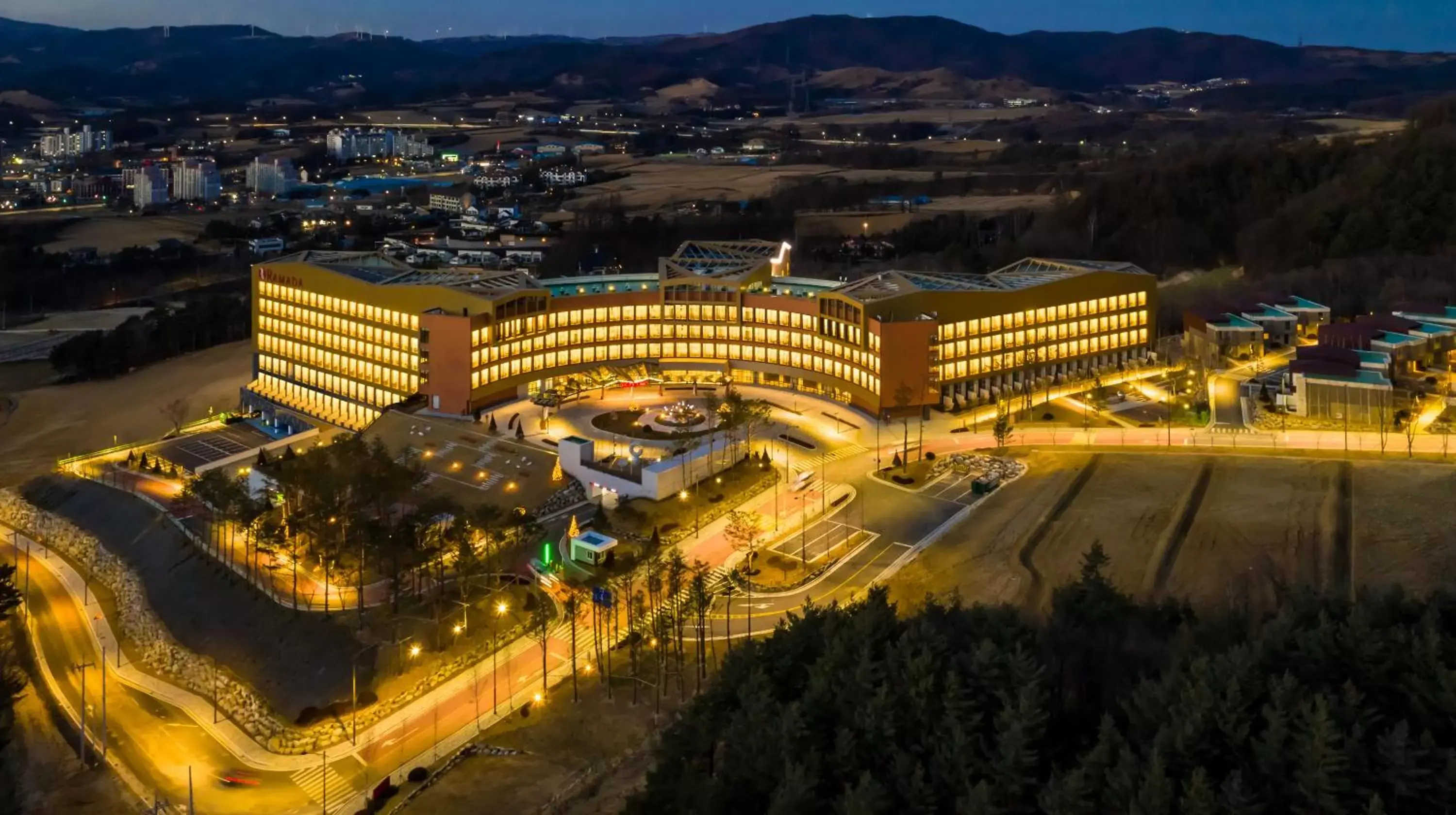 Bird's eye view, Bird's-eye View in Pyeongchang Ramada Hotel & Suite by Wyndham