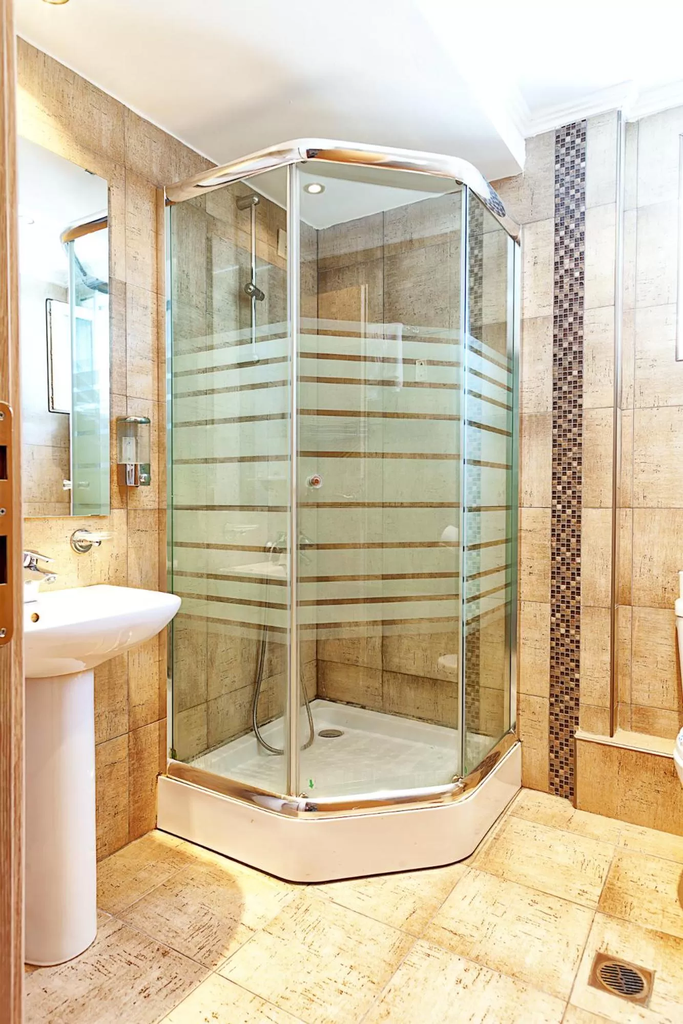 Bathroom in Anastassiou Hotel - Bike and motorcycle friendly hotel