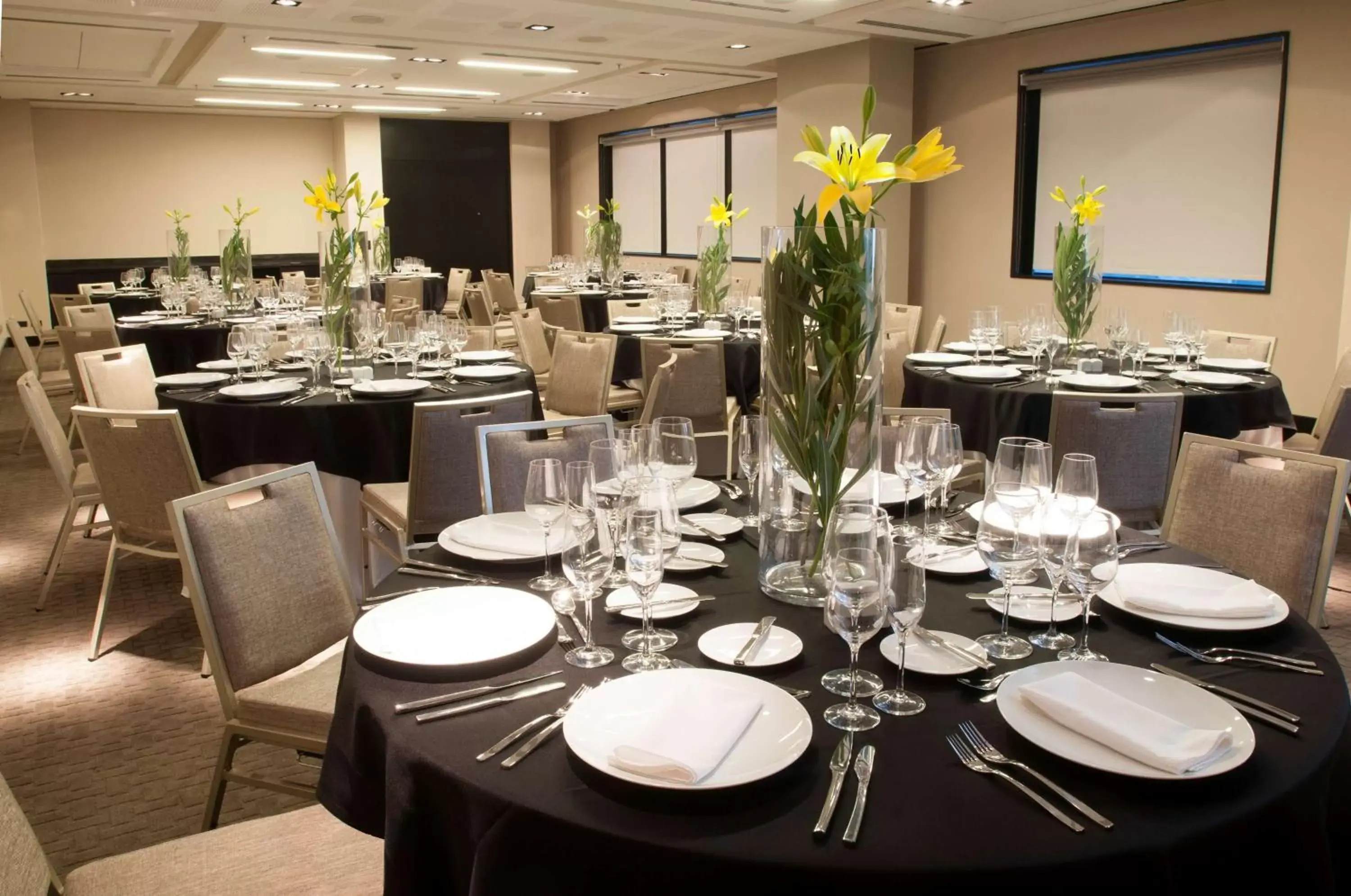 Meeting/conference room, Restaurant/Places to Eat in DoubleTree by Hilton Santiago - Vitacura