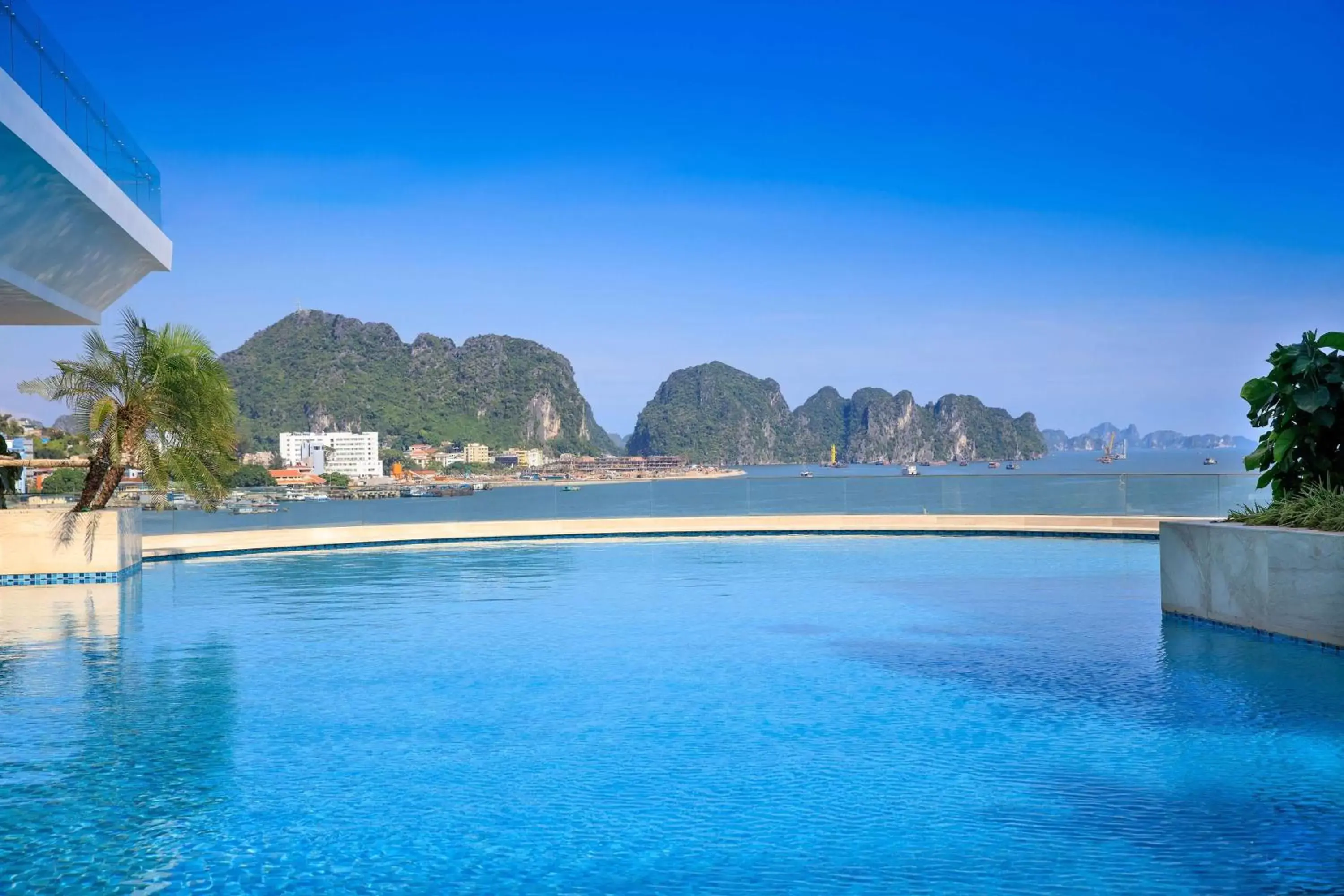 Pool view, Swimming Pool in Wyndham Legend Halong