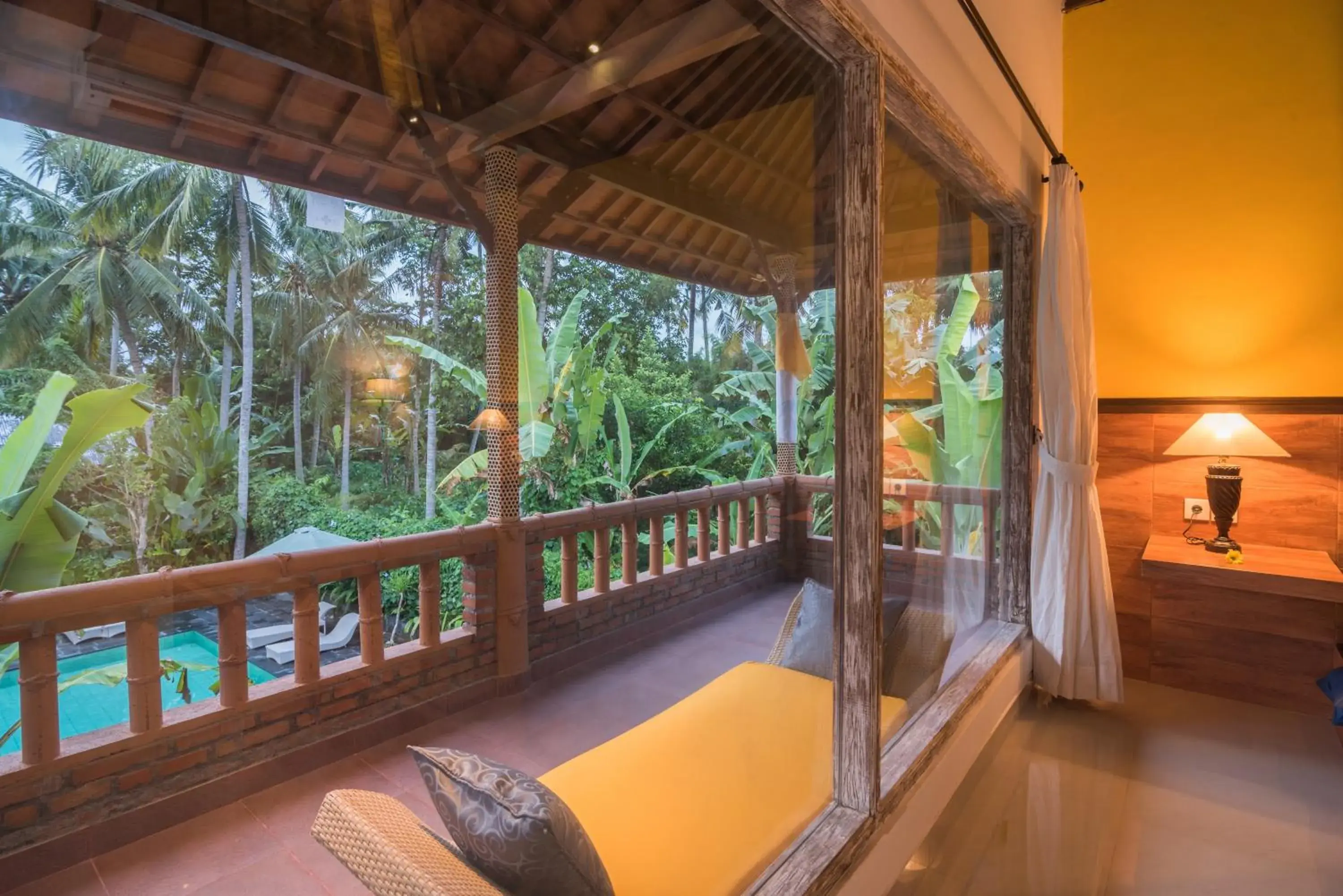 Balcony/Terrace in Ubad Retreat, A Local Family Run Hotel