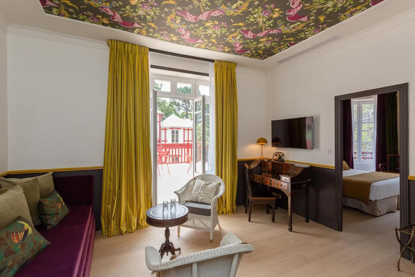 Balcony/Terrace in Hôtel Le Saint Christophe