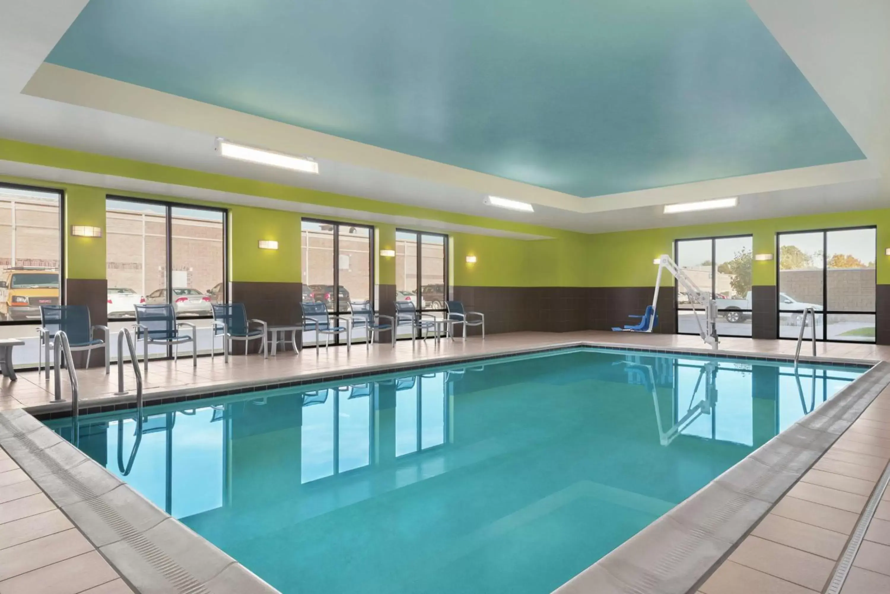 Pool view, Swimming Pool in Hampton Inn & Suites Mishawaka/South Bend at Heritage Square