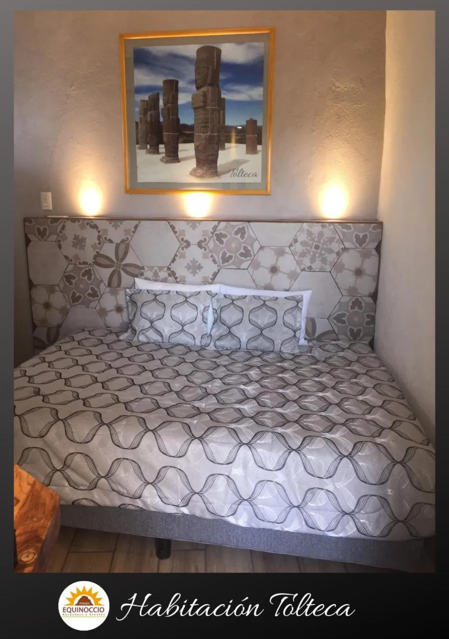 Bed in Posada Equinoccio